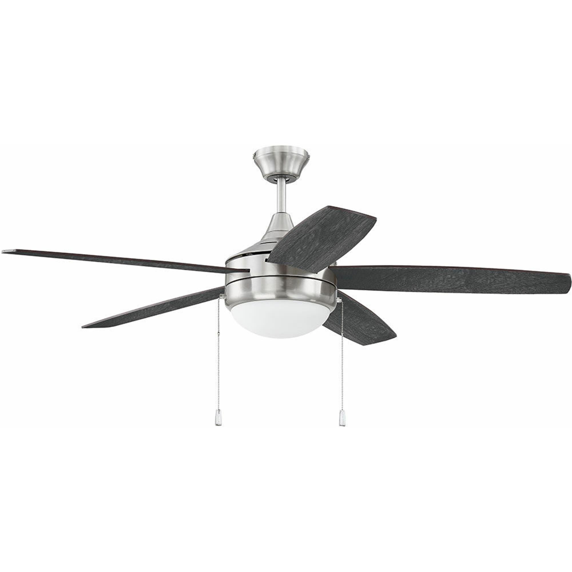 Phaze 52 Inch 5 Blade Ceiling Fan with Light Kit,