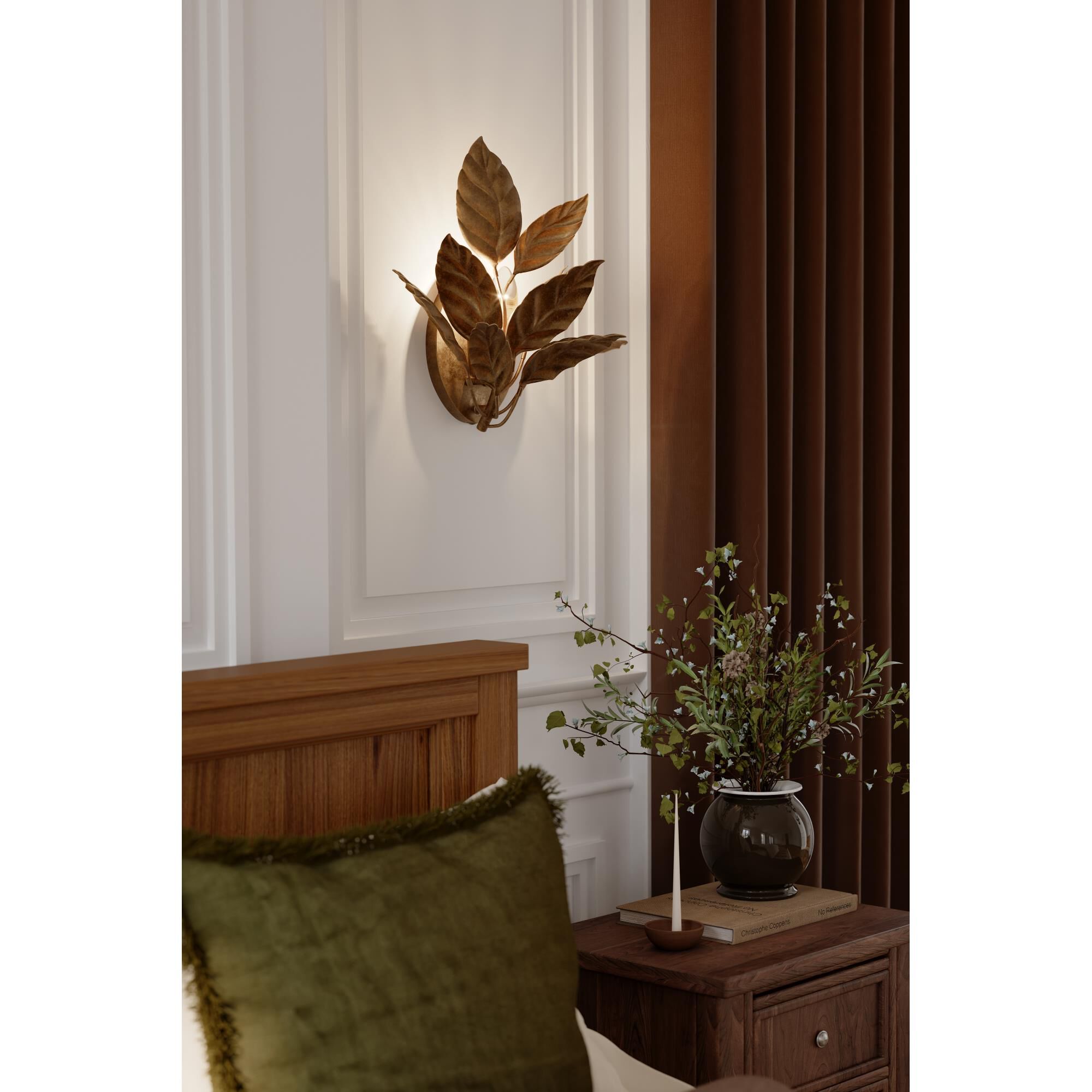 Shown in Weathered Gold finish