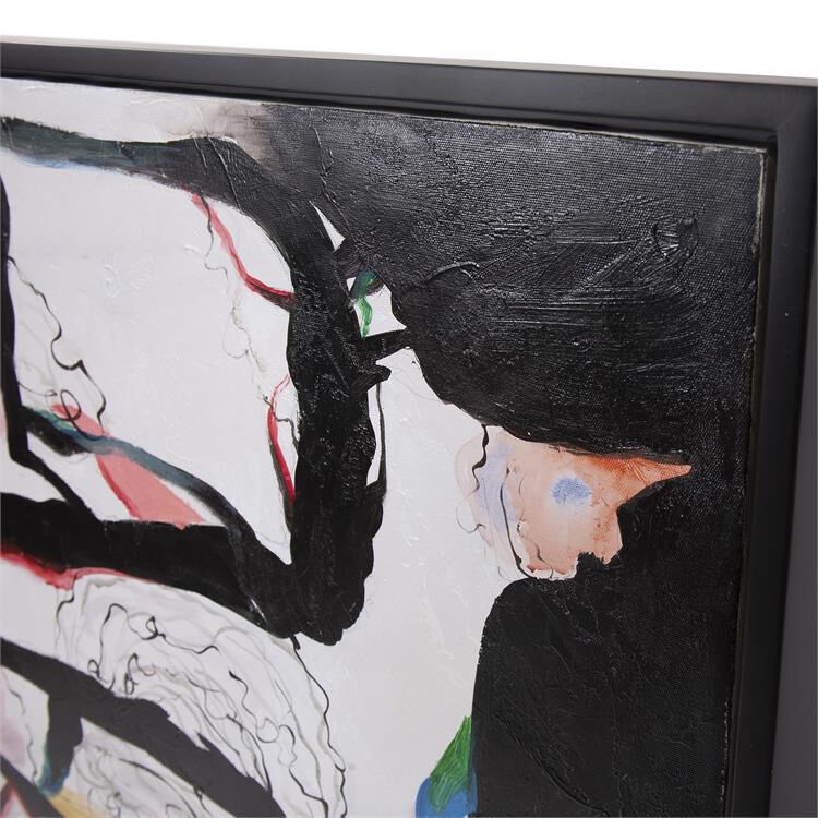 Shown in Bold Black Acrylic Paint finish