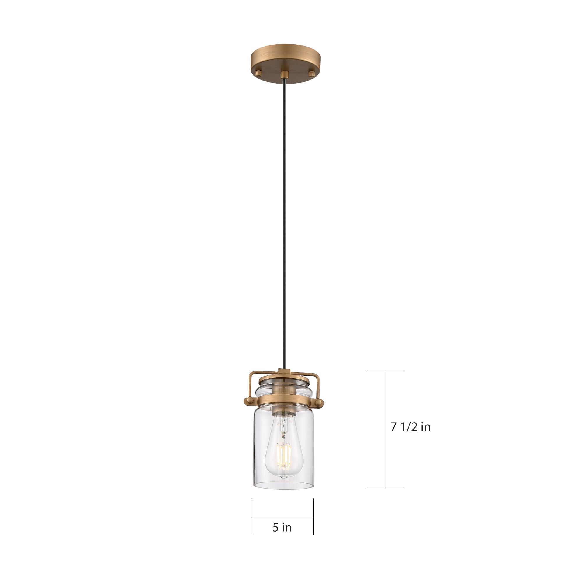 Antebellum 5 Inch Mini Pendant by Nuvo Lighting