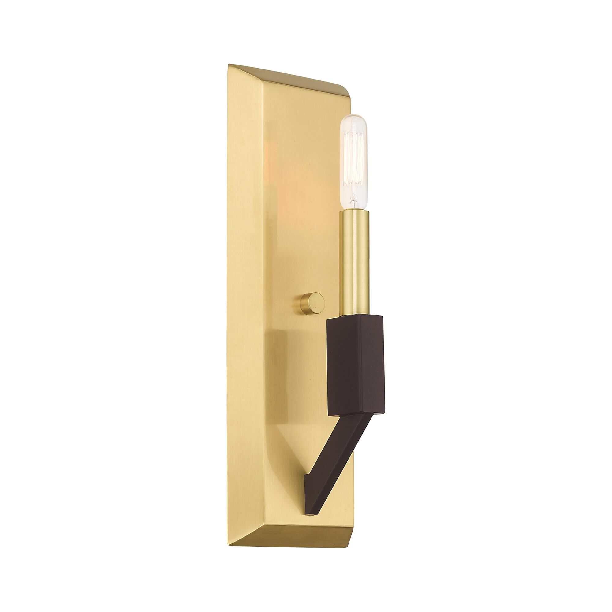 Shown in Satin Brass and Bronze finish