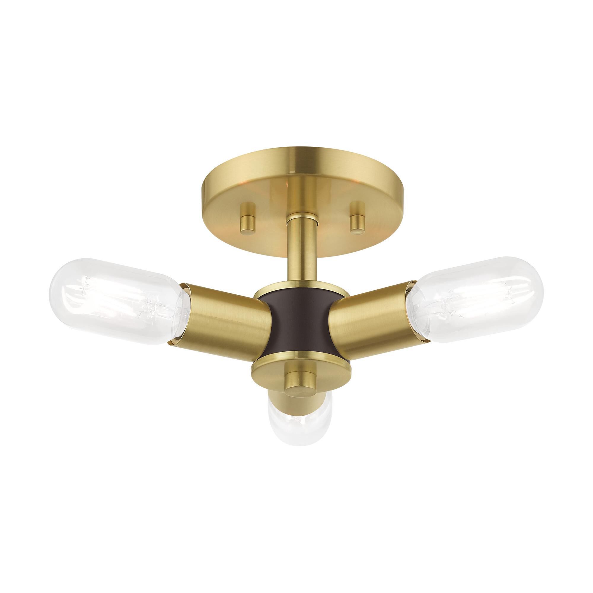 Copenhagen 3 Light Semi Flush Mount by Livex Lighting