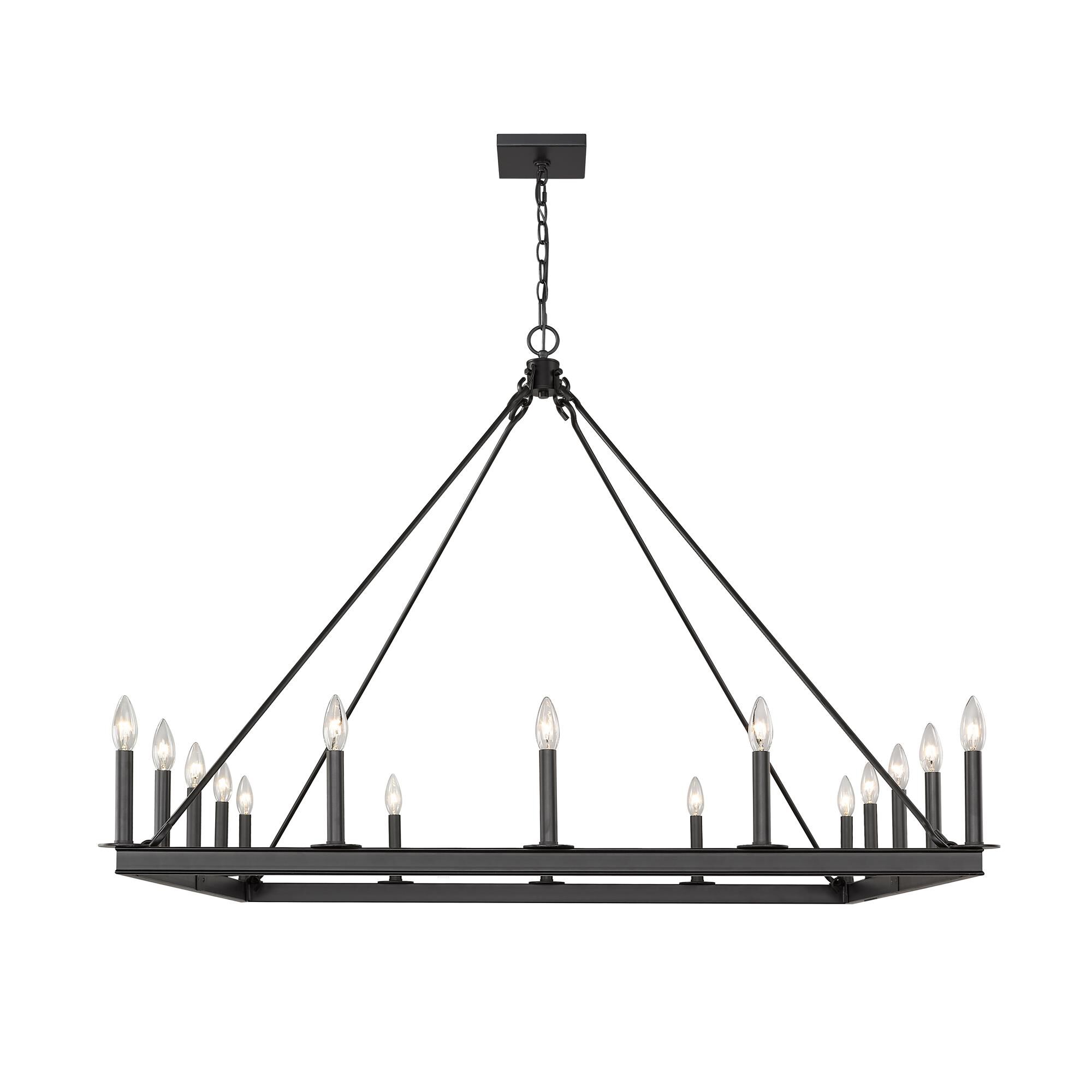 Shown in Matte Black finish and --- glass and --- shade
