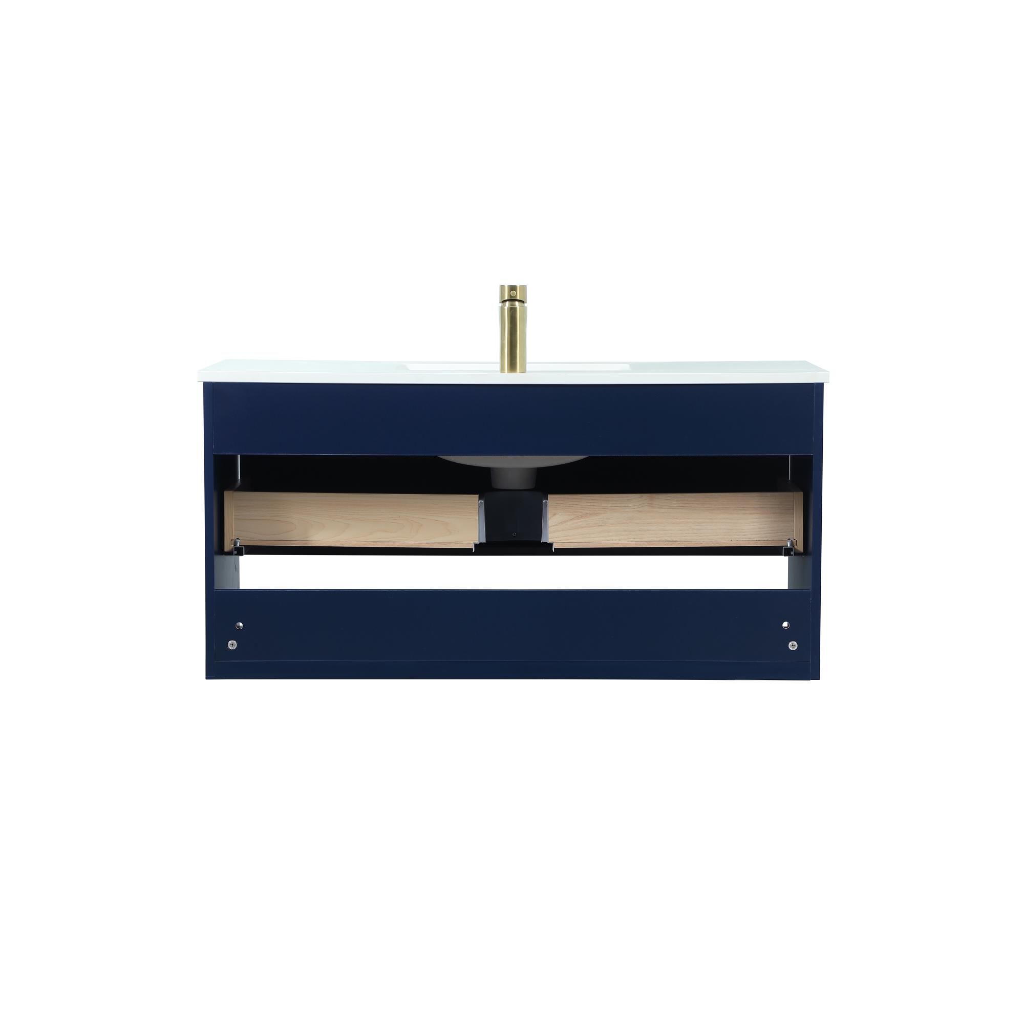 Shown in Blue finish