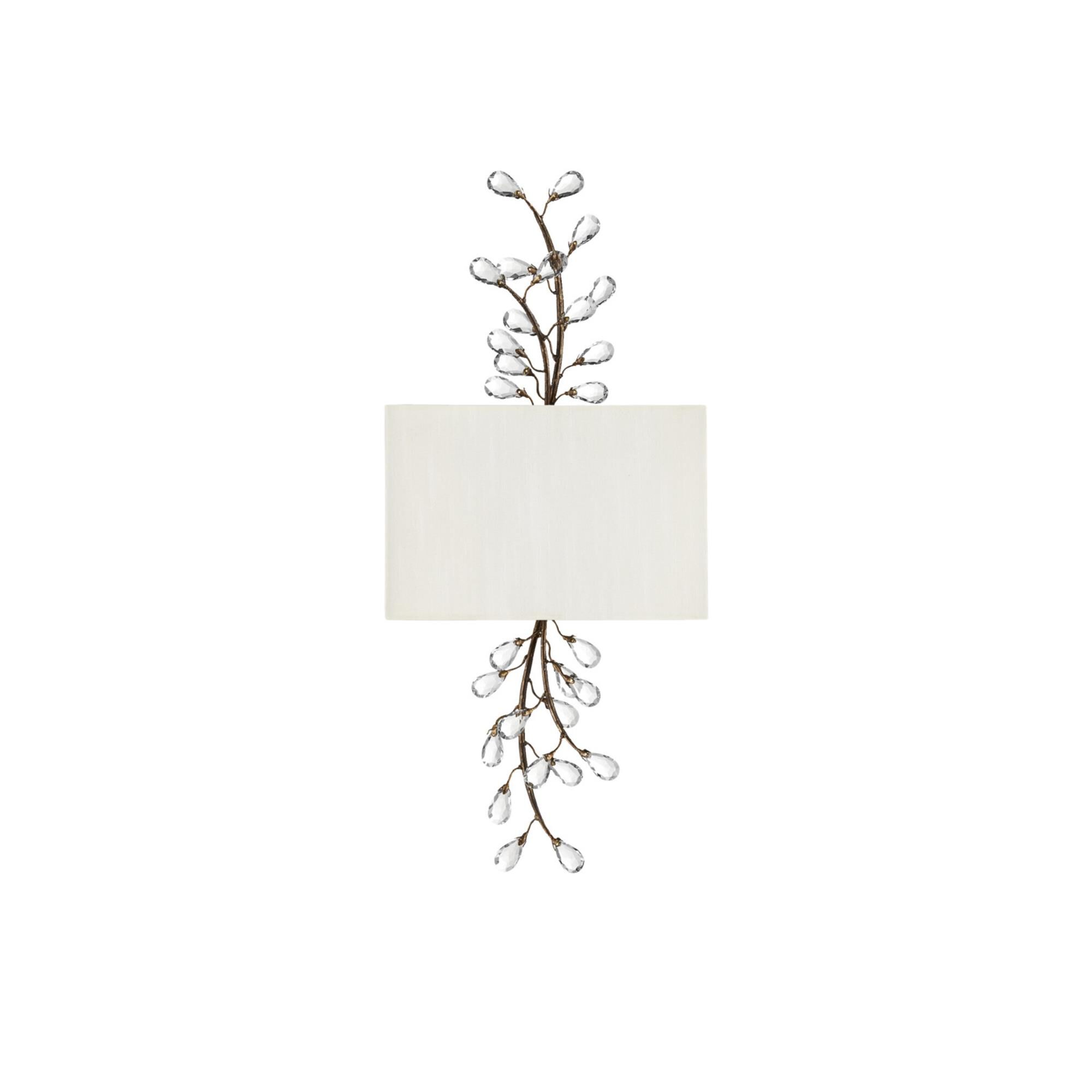 Crystal Bud Large Wall Sconce,
