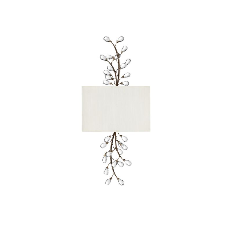 Crystal Bud Large Wall Sconce by Currey & Company