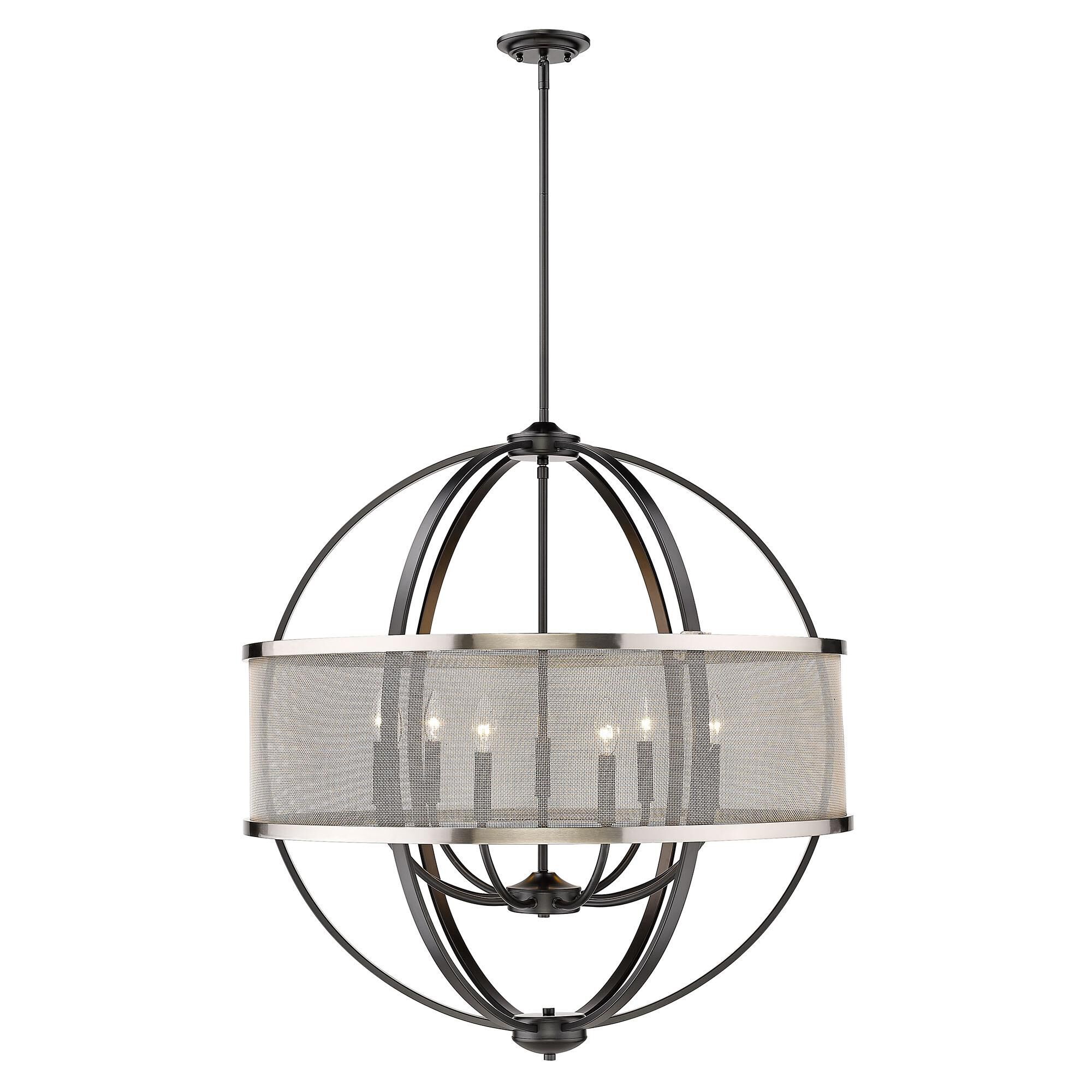 Colson 32 Inch 9 Light Chandelier by Golden Lighting