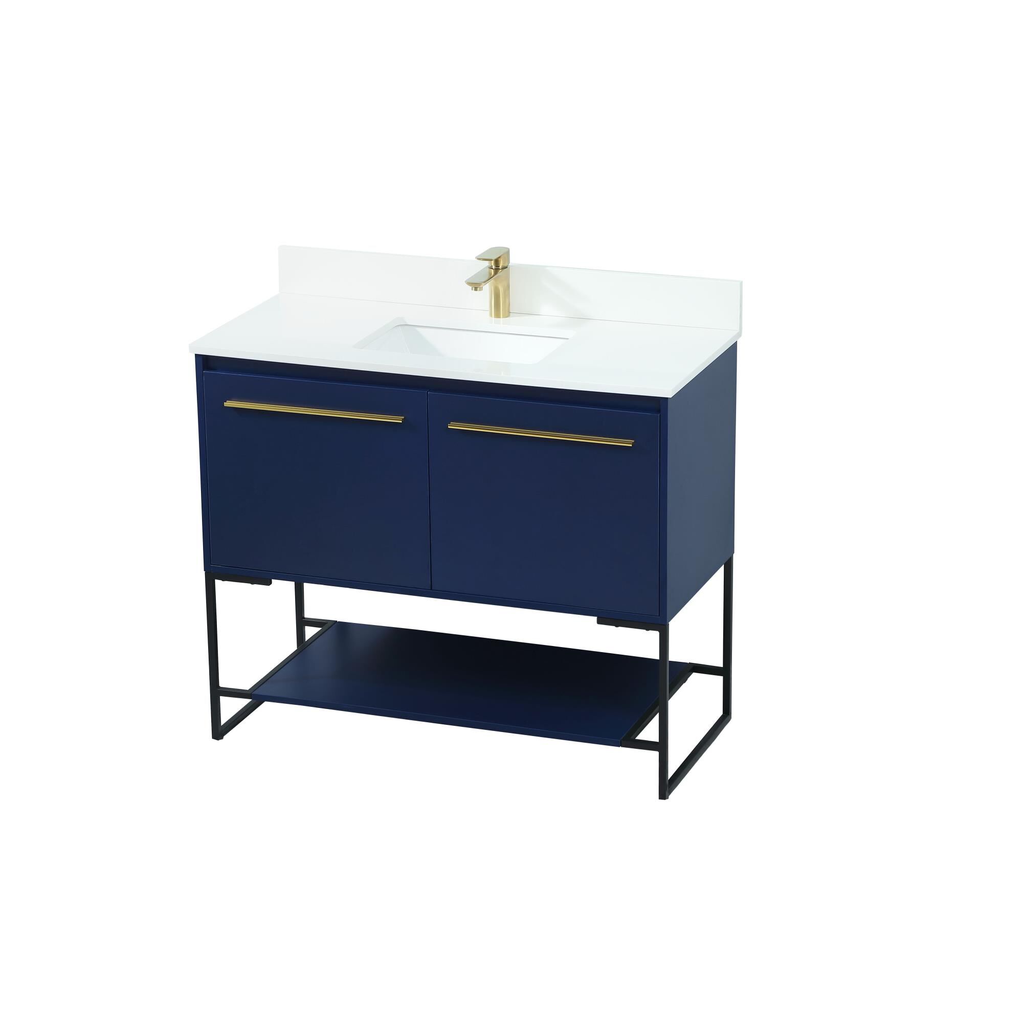 Shown in Blue finish