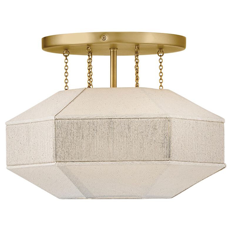 Lyla 15 Inch Semi Flush Mount by Hinkley