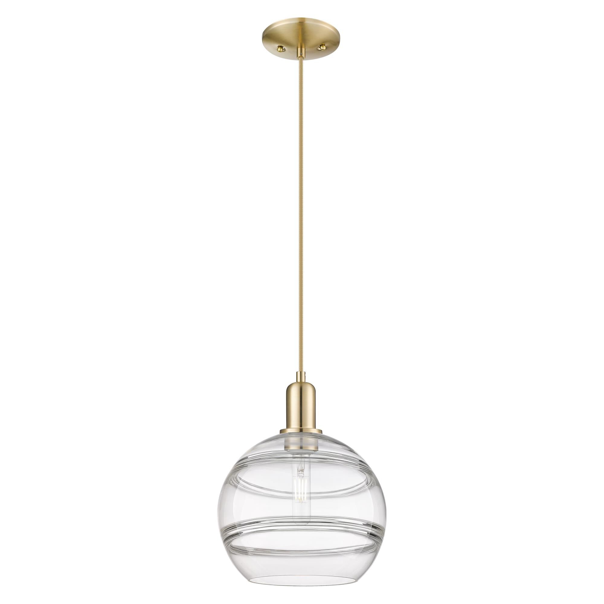 Shown in Champagne Bronze finish and Clear glass