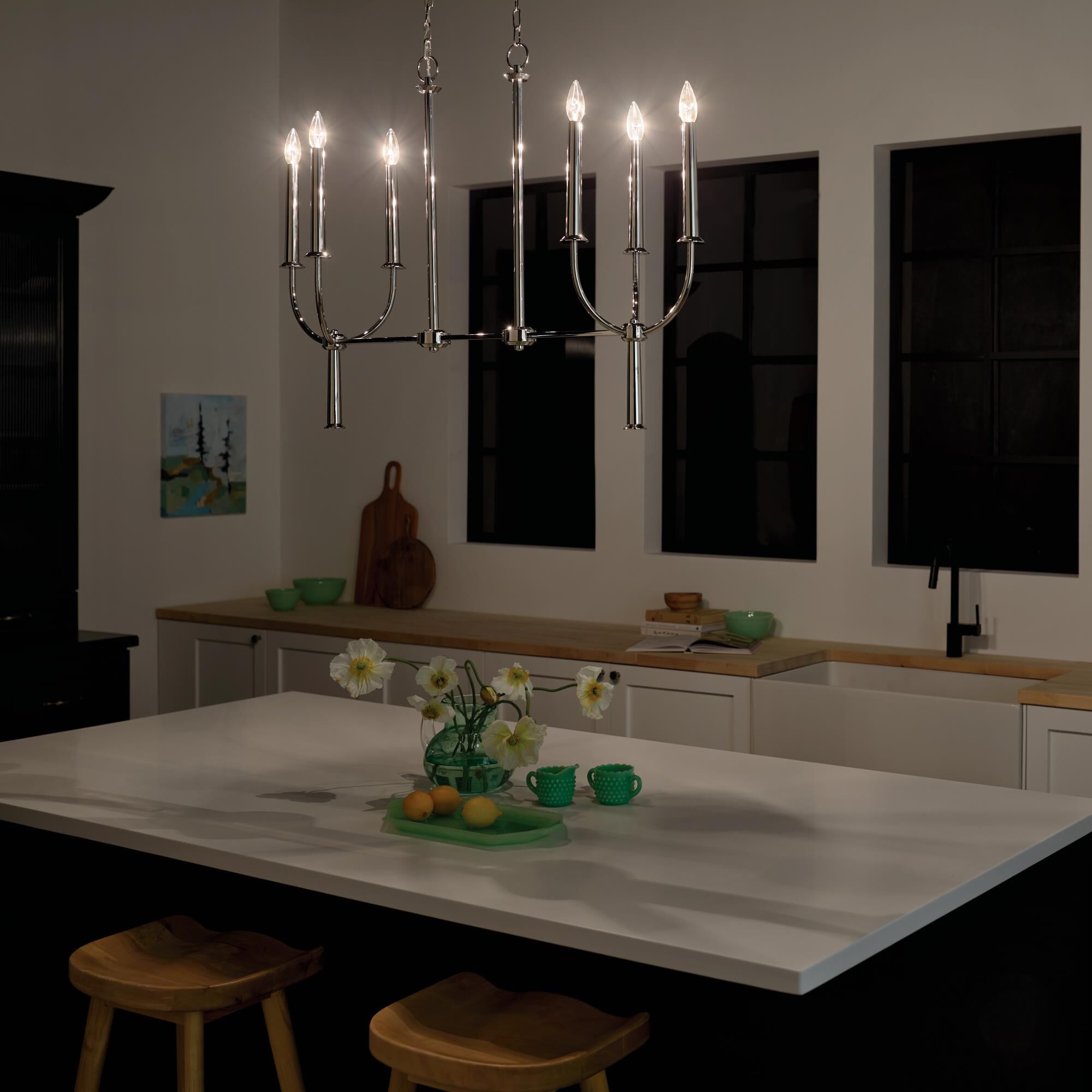 Shown in Polished Nickel finish