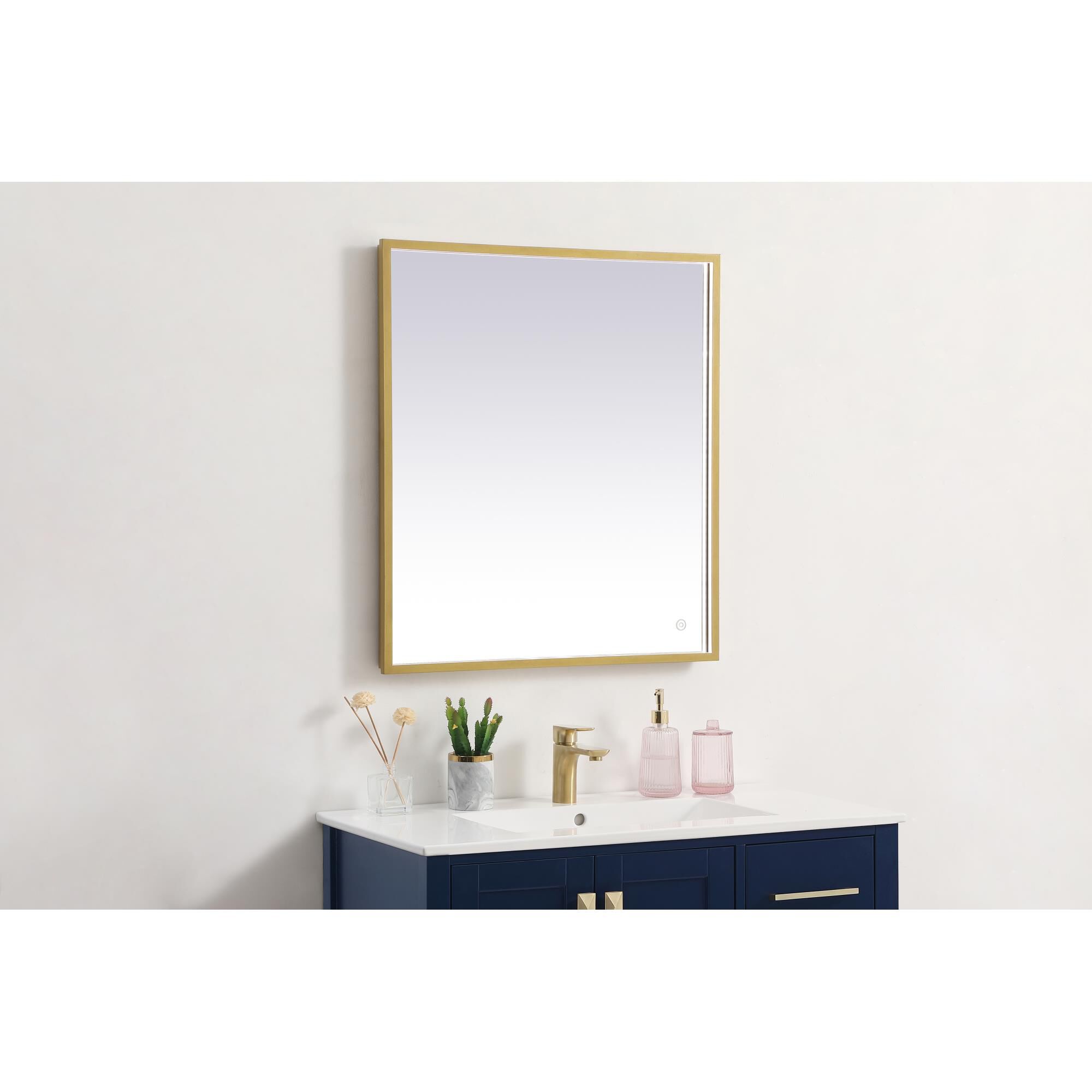 Pier LED Lighted Mirror by Elegant Decor