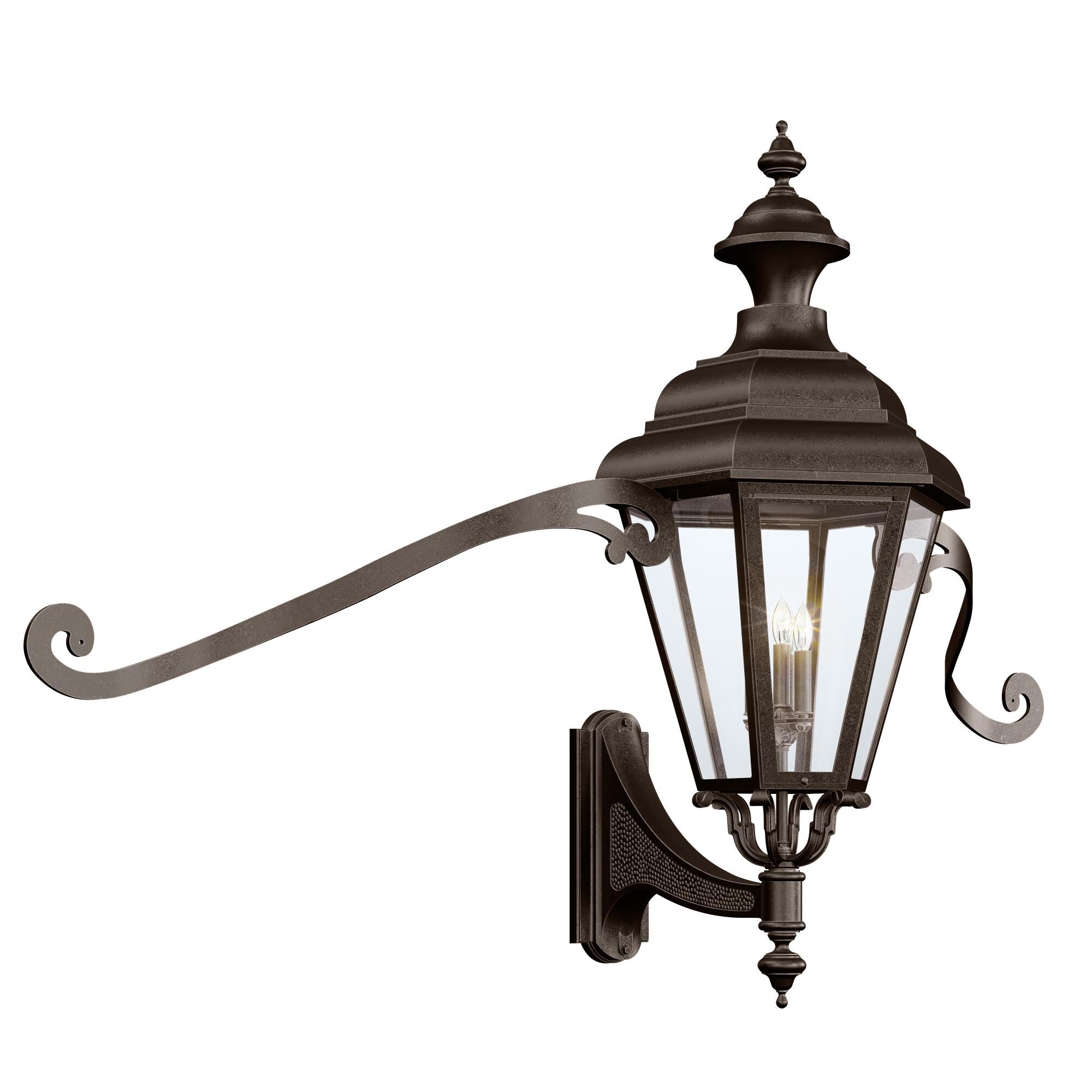 Jamestown 27 Inch Tall 4 Light Outdoor Wall Light by Hanover Lantern