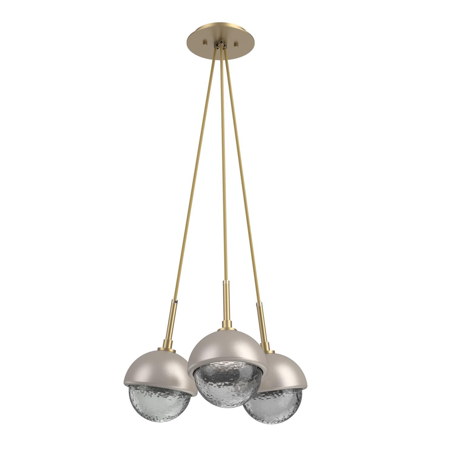 Levi Wilson Cabochon 13 Inch Multi Pendant Light by Hammerton Studio