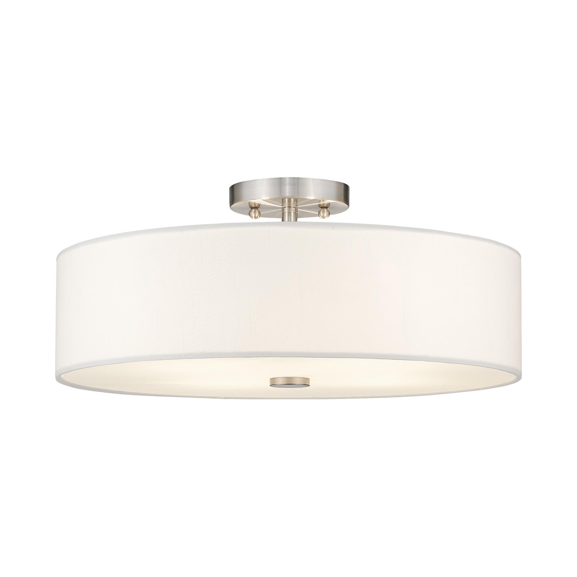 Brighton 18 Inch 4 Light Semi Flush Mount by Livex Lighting