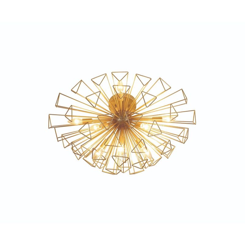 Dendelio 22 Inch 9 Light Semi Flush Mount by Eurofase Lighting