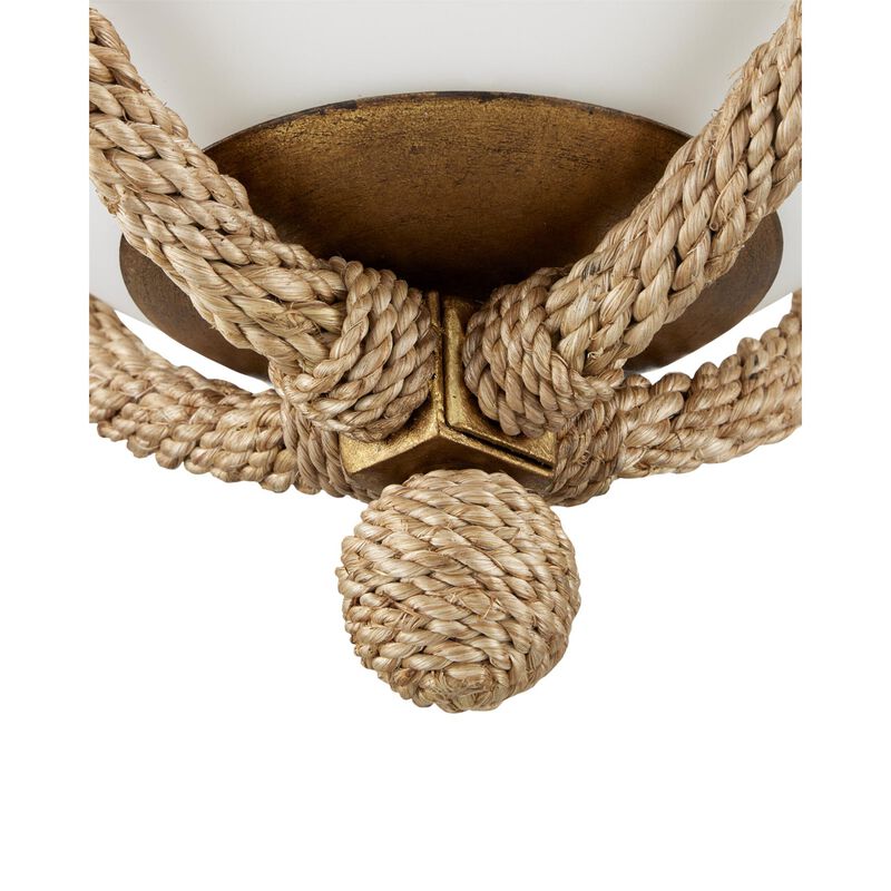 Passageway 14 Inch 1 Light Flush Mount by Currey and Company