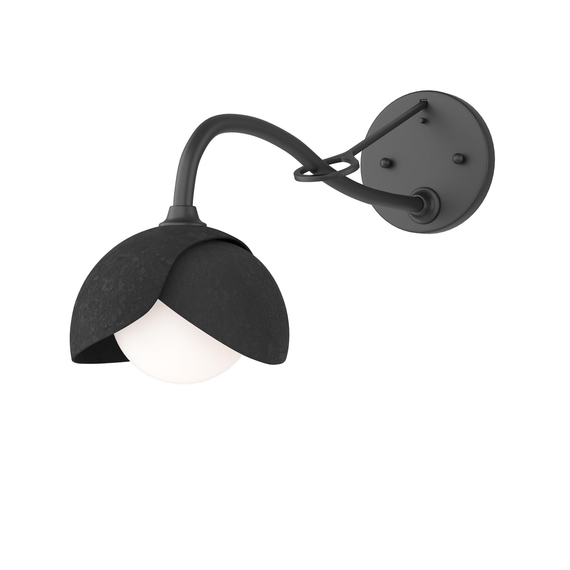 Shown in Black finish and Opal glass and Black (10) accent