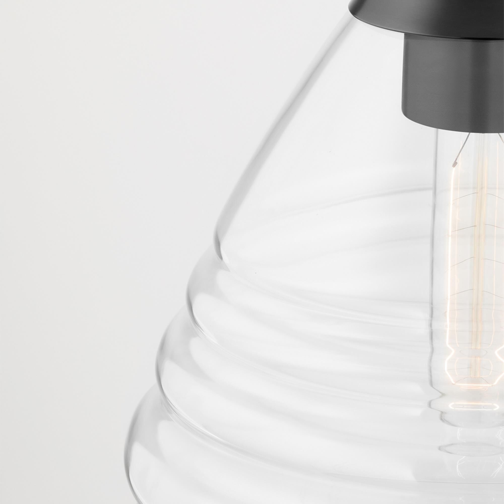 Shown in Old Bronze finish and Clear glass