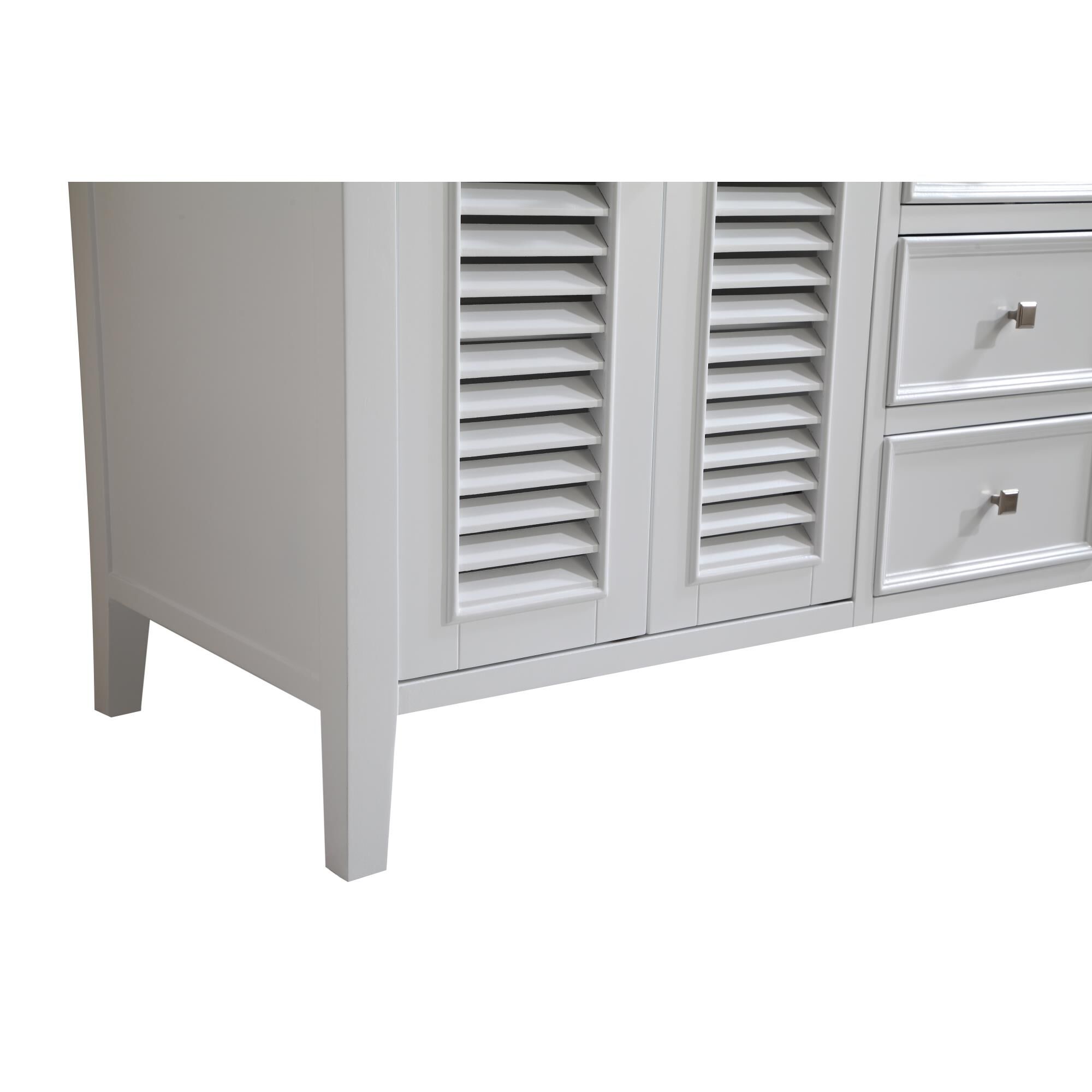 Shown in White finish