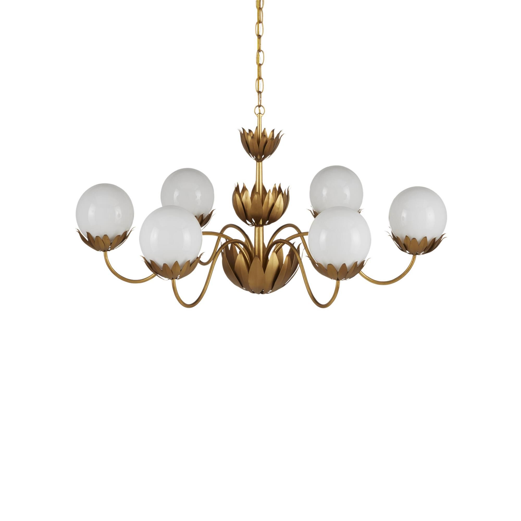 Mirasole 37 Inch 6 Light Chandelier,