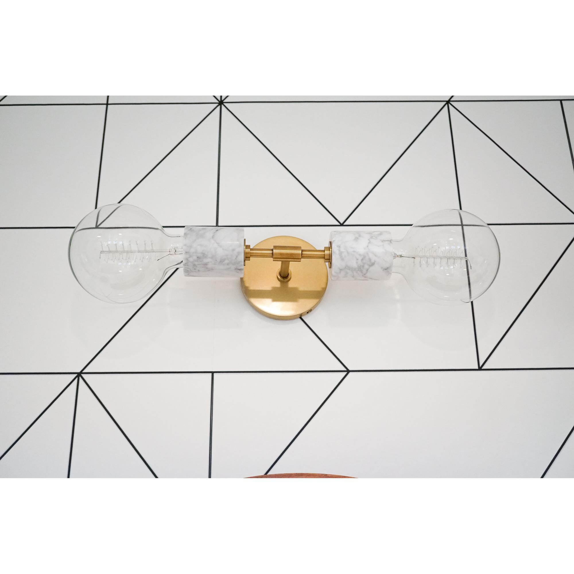 Asime Large 2 Light Wall Sconce,
