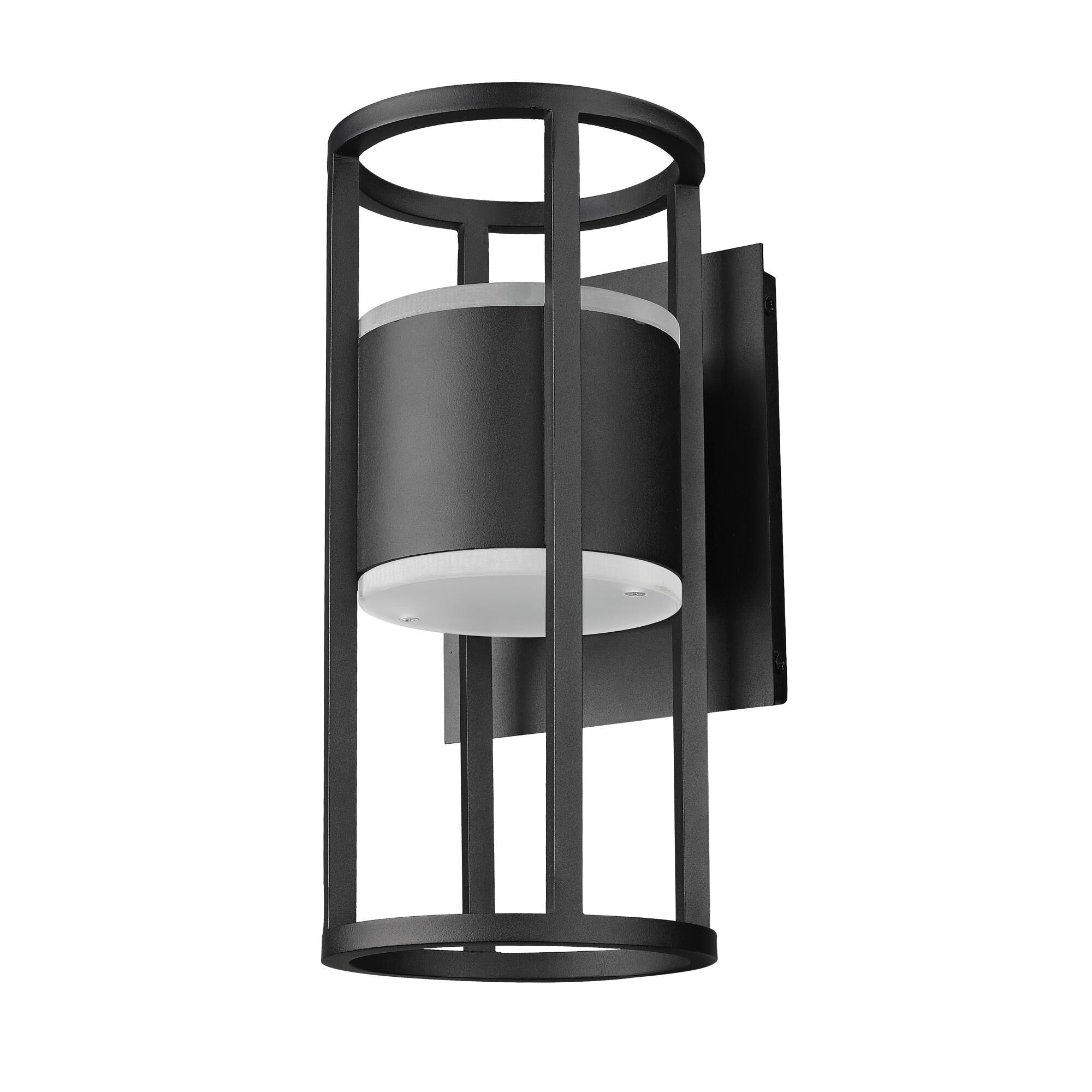 Shown in Black finish and Etched glass