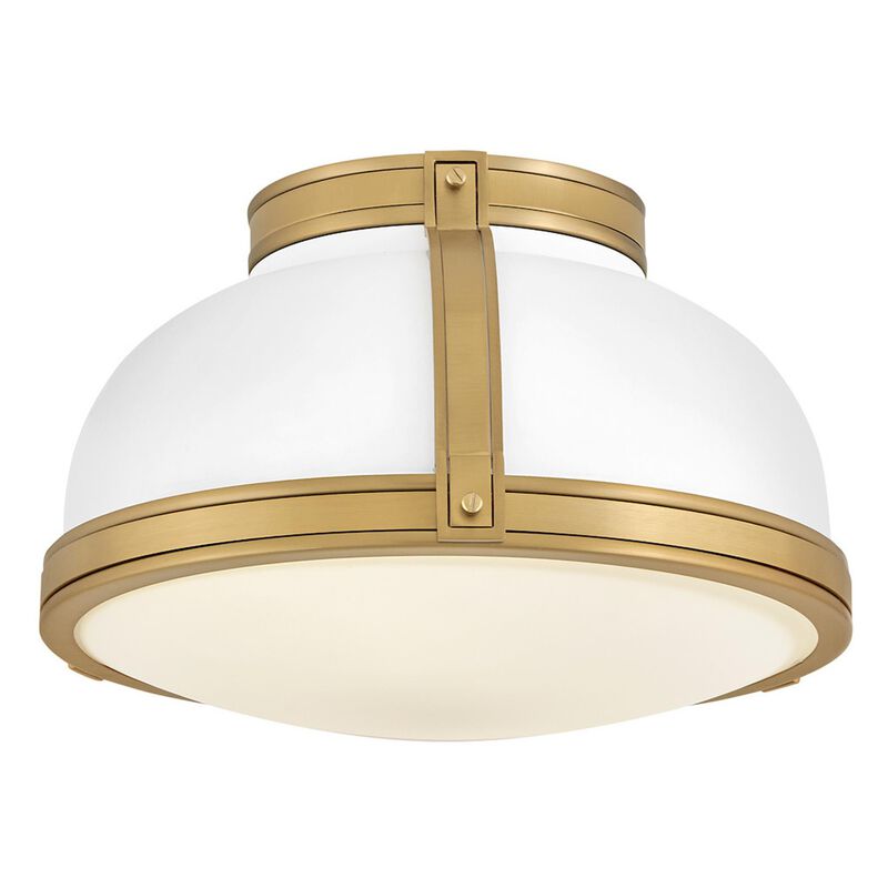 Barton 14 Inch 2 Light Flush Mount by Hinkley