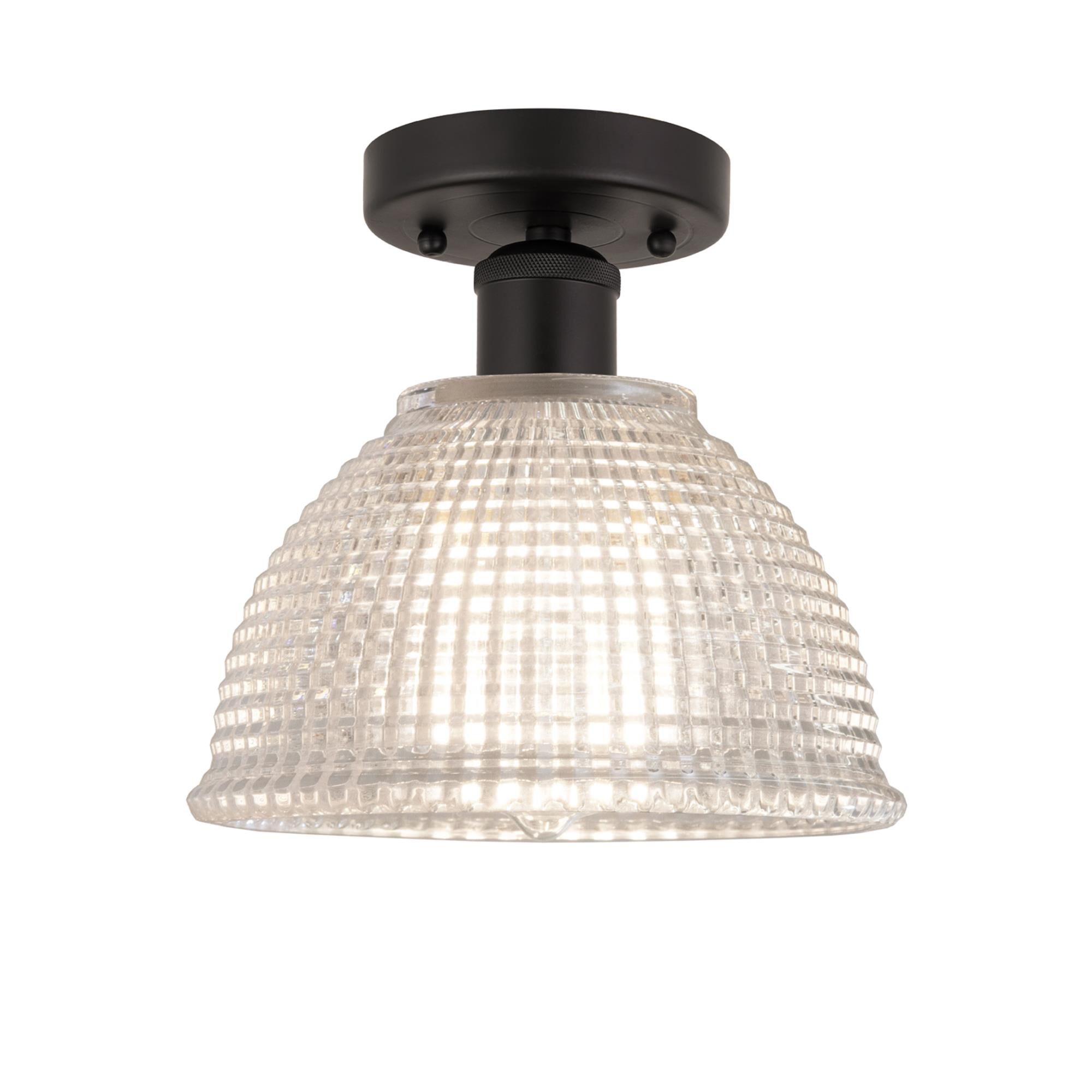 Shown in Oil Rubbed Bronze, Clear finish and Clear glass and Clear Glass shade