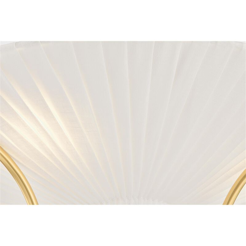 Augusta Hoffman Gerhard 18 Inch 3 Light Semi Flush Mount by Hudson Valley Lighting