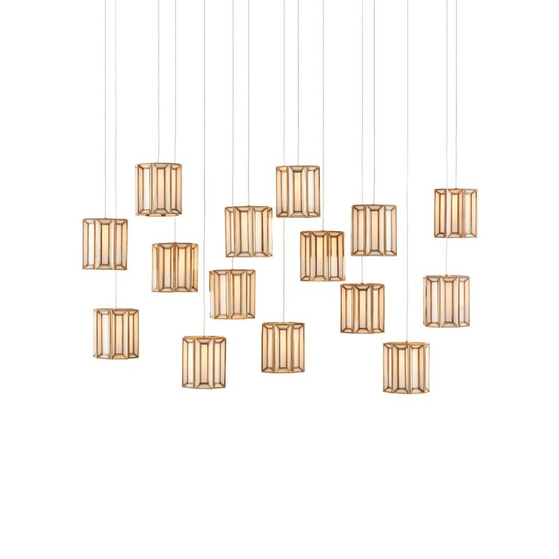 Daze 48 Inch Multi Light Pendant by Currey and Company