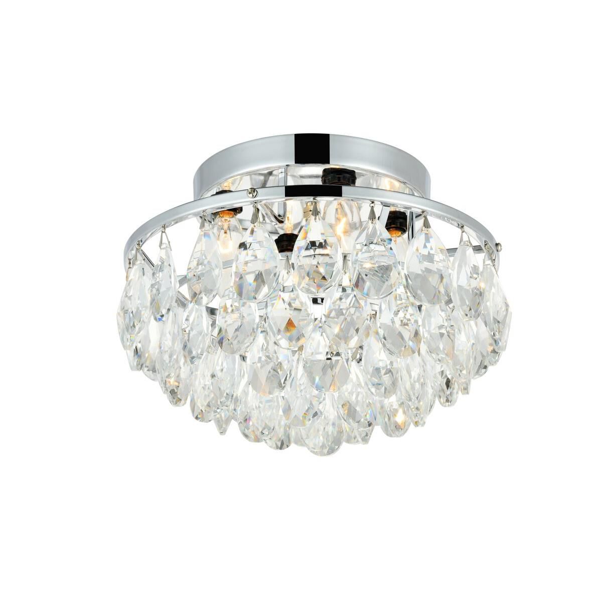 Shown in Chrome finish and Clear Royal Cut crystal