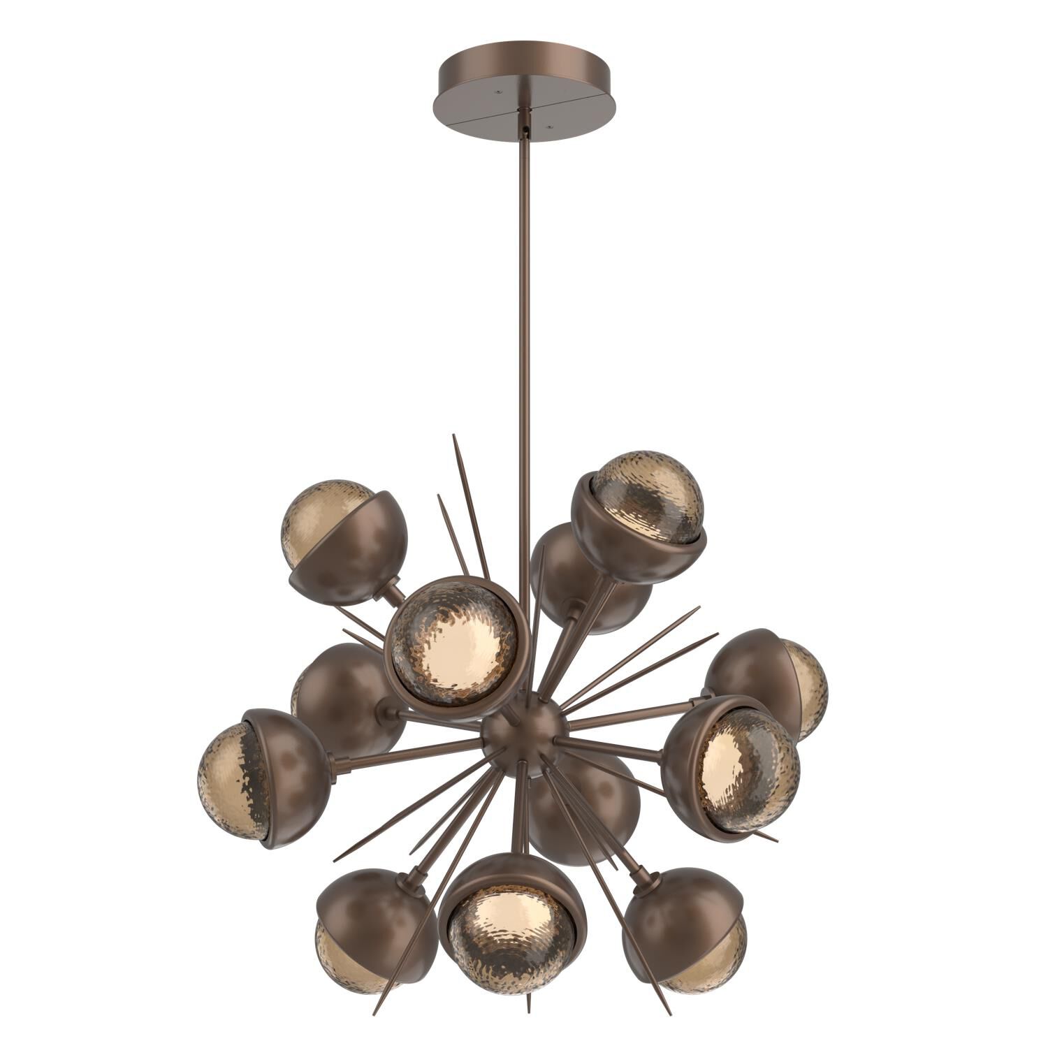 Shown in Burnished Bronze finish and Bronze glass and Metal Shade Matching Finish accent