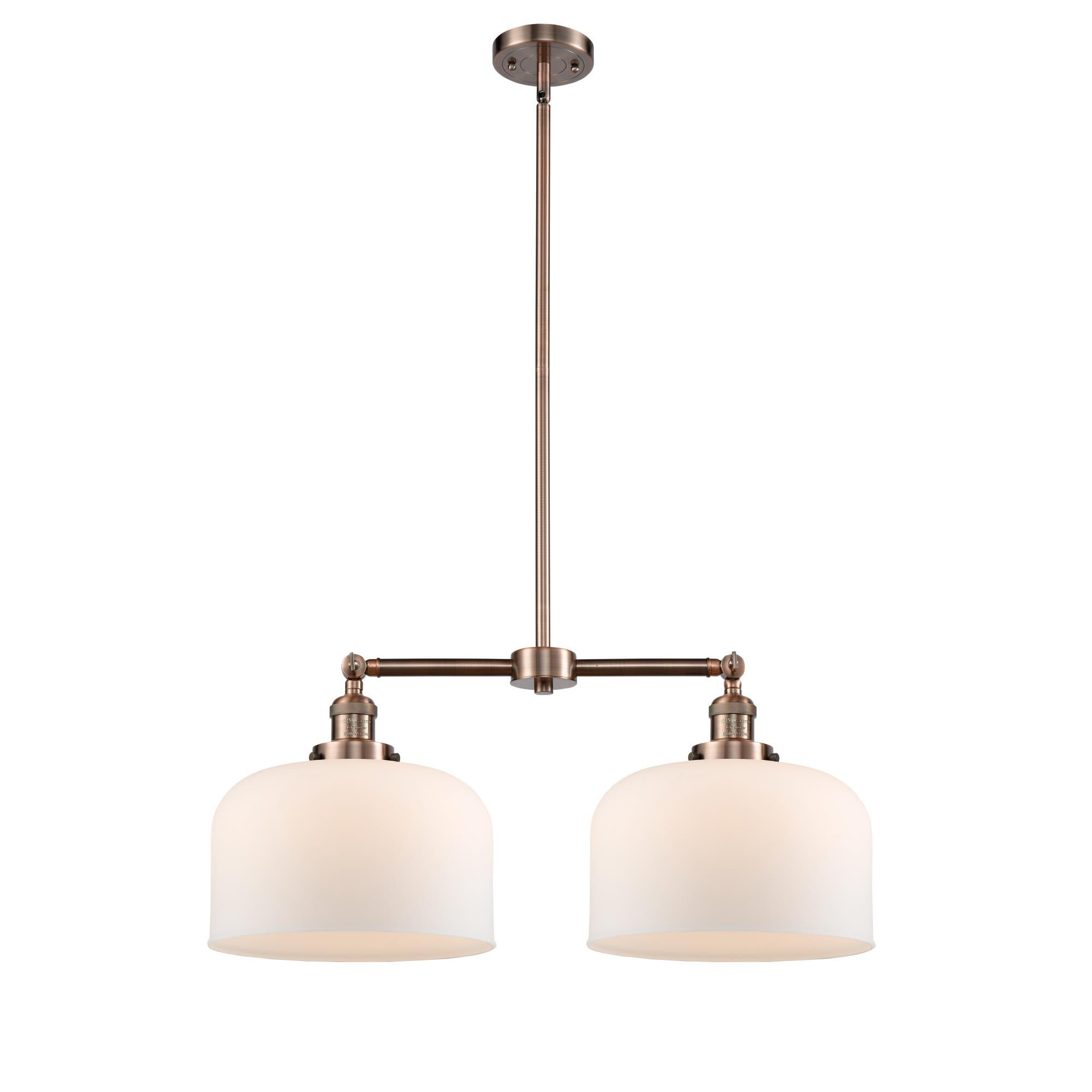 Bruno Marashlian X-Large Bell 21 Inch 2 Light Mini Chandelier by Innovations Lighting