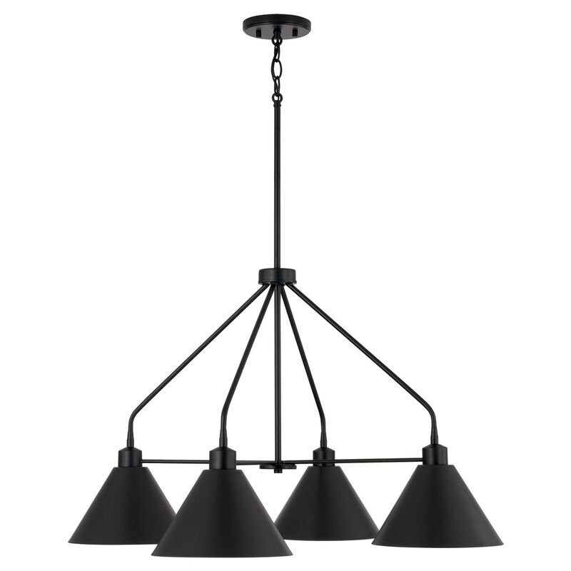 Alden 32 Inch 4 Light Chandelier by Capital Lighting Fixture Company