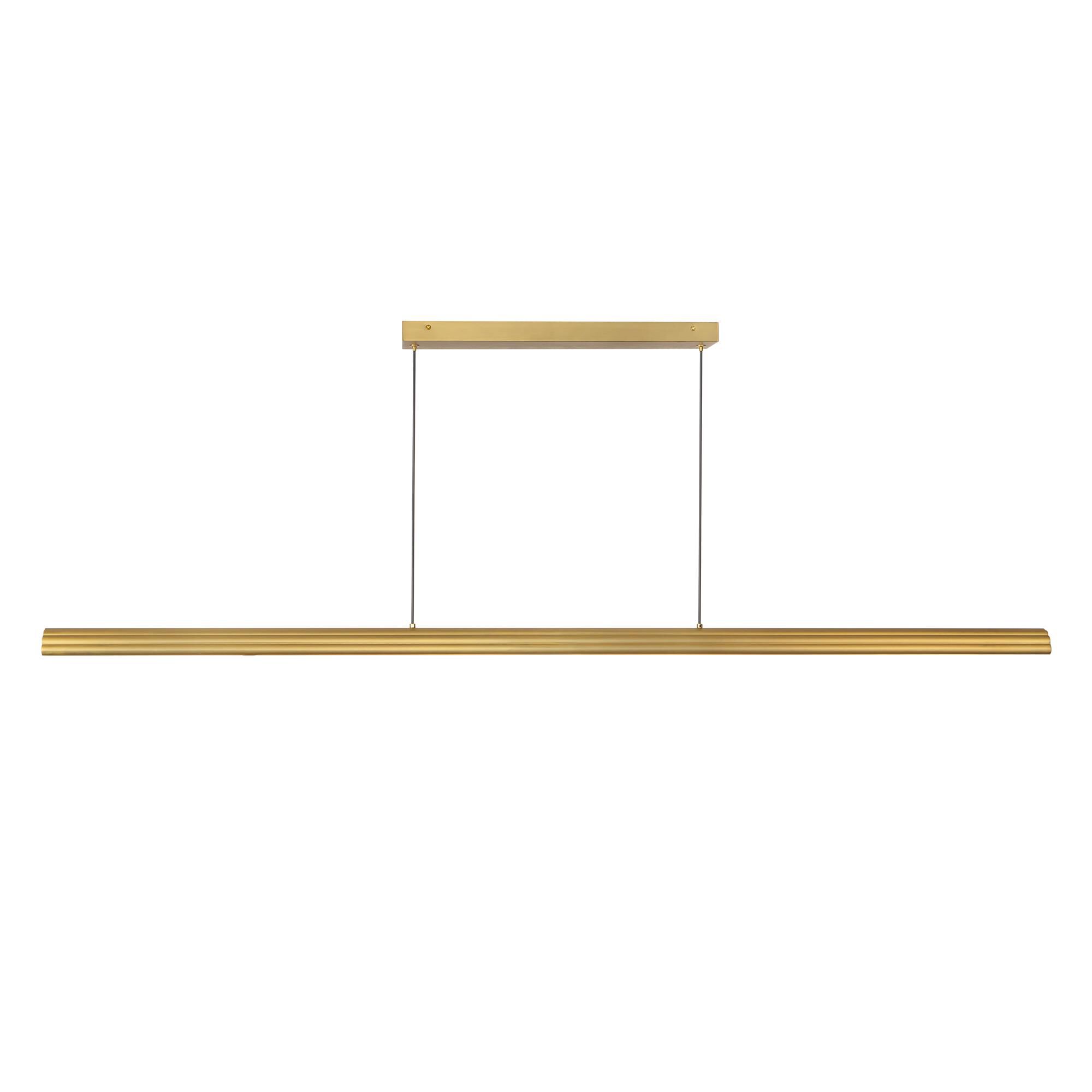 Shown in Brushed Gold finish and Frosted Acrylic Diffuser glass and Aluminum shade