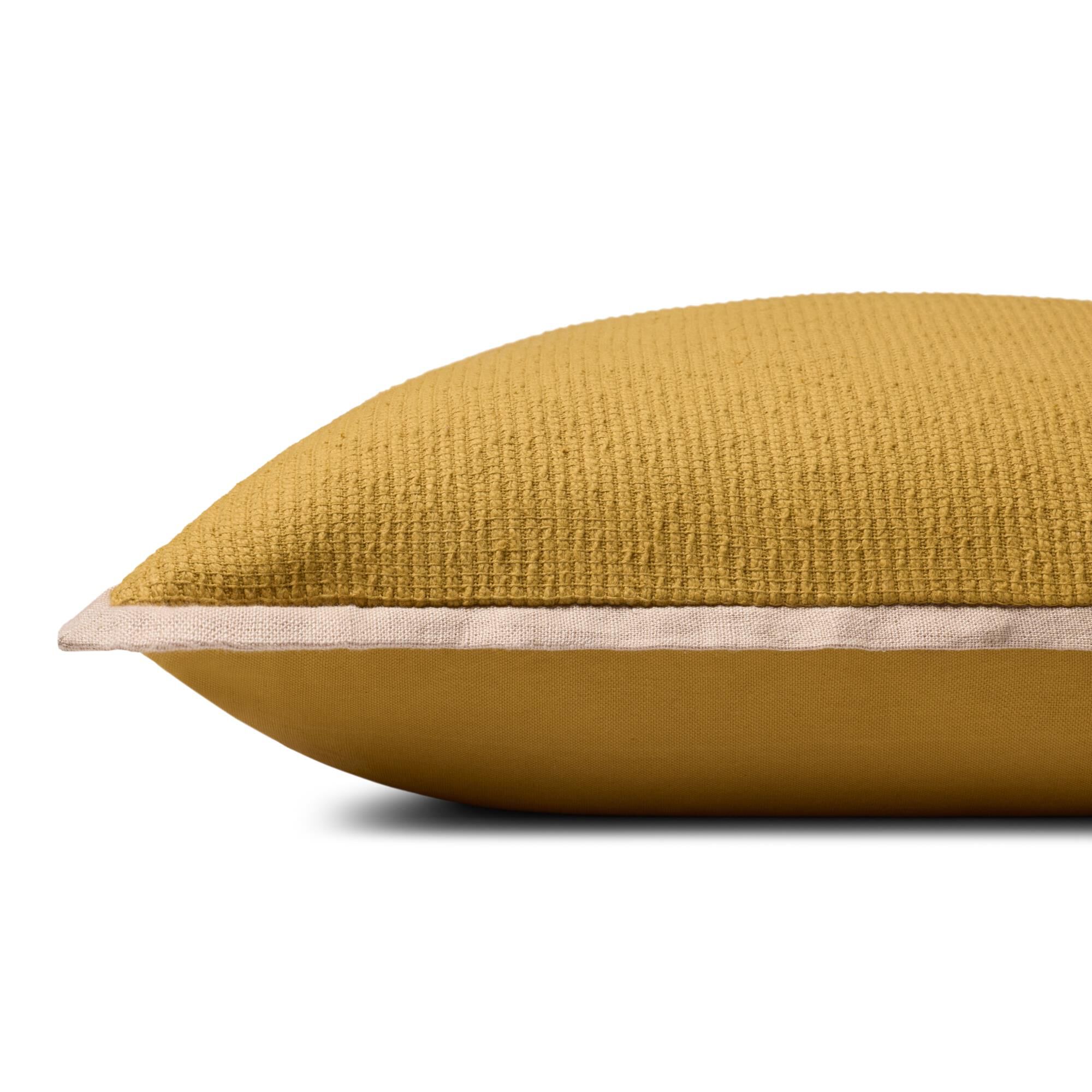 Shown in Yellow finish and Cover Only - Pillow Sold Separately accent