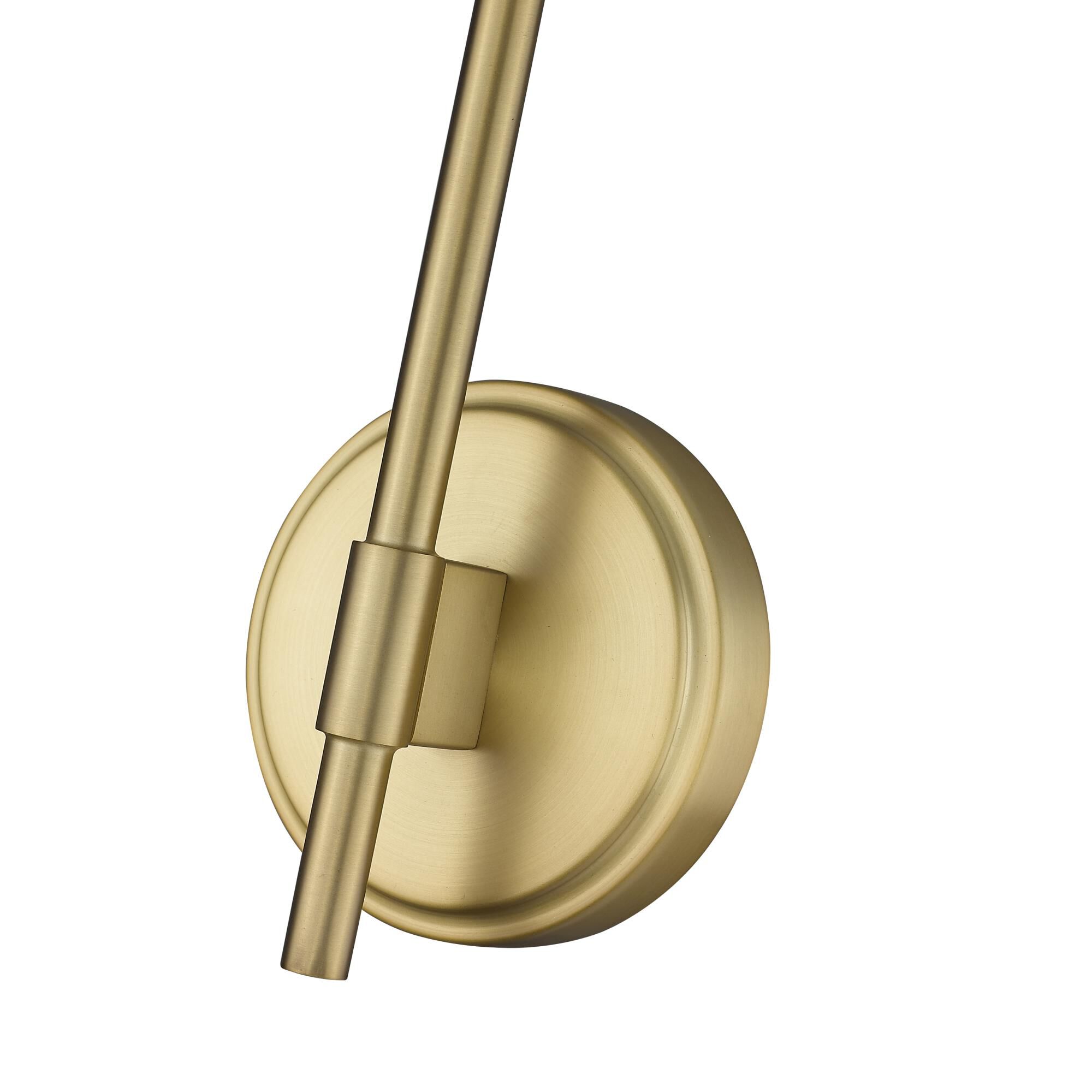 Shown in Olde Brass finish and Fabric glass and Fabric shade