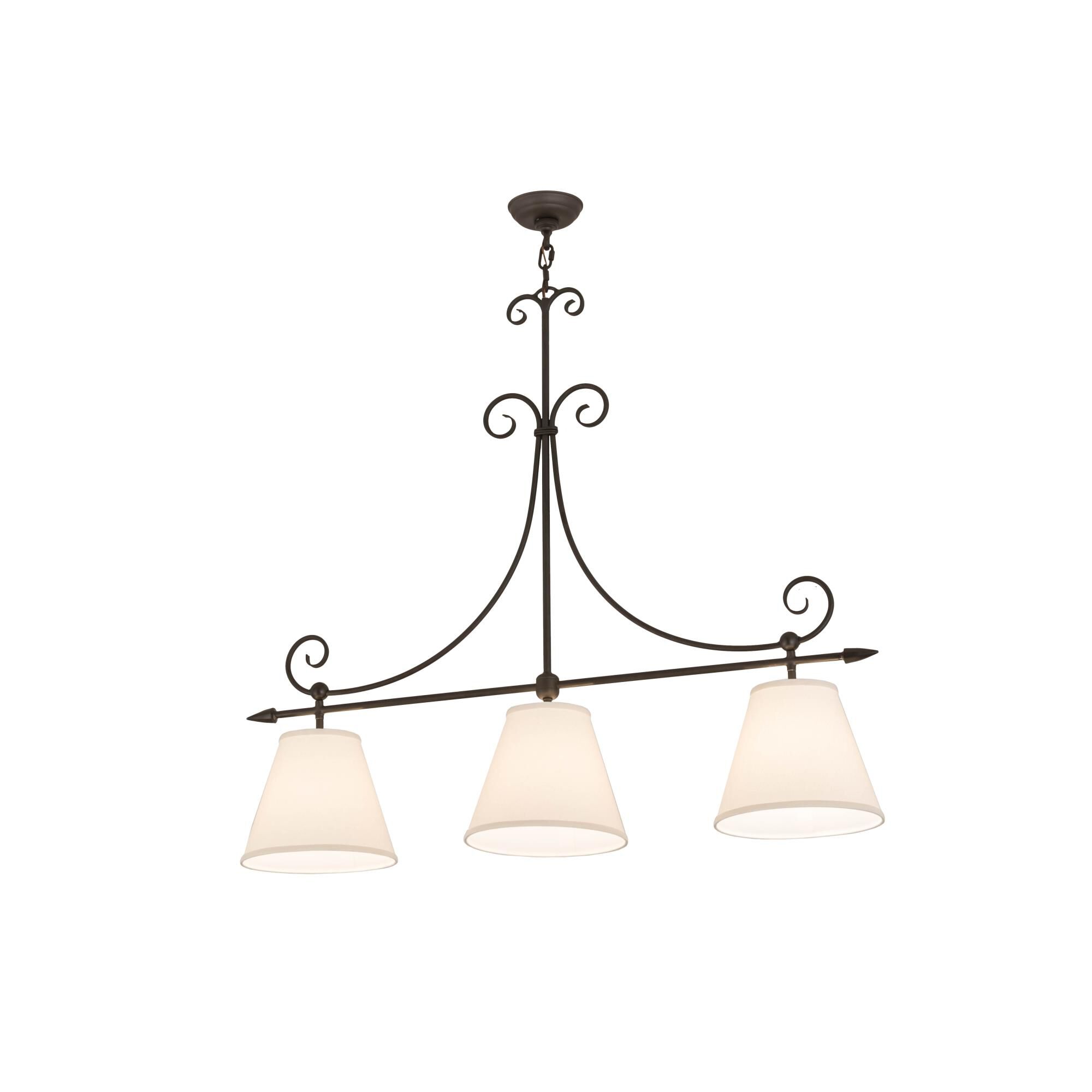 42 Inch 3 Light Linear Suspension Light by Meyda Lighting