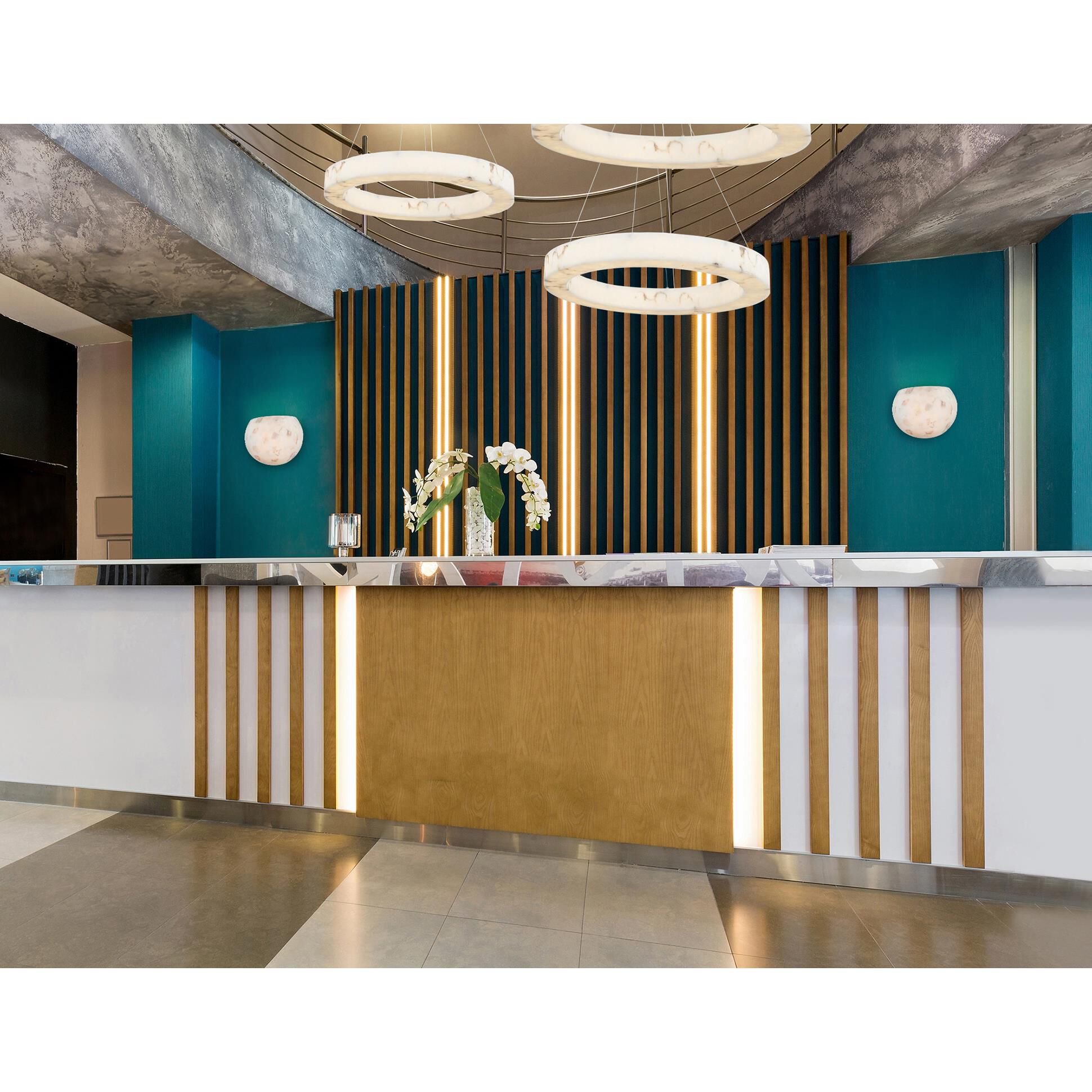 Shown in Alabaster Rocks finish and Alabaster Rocks glass