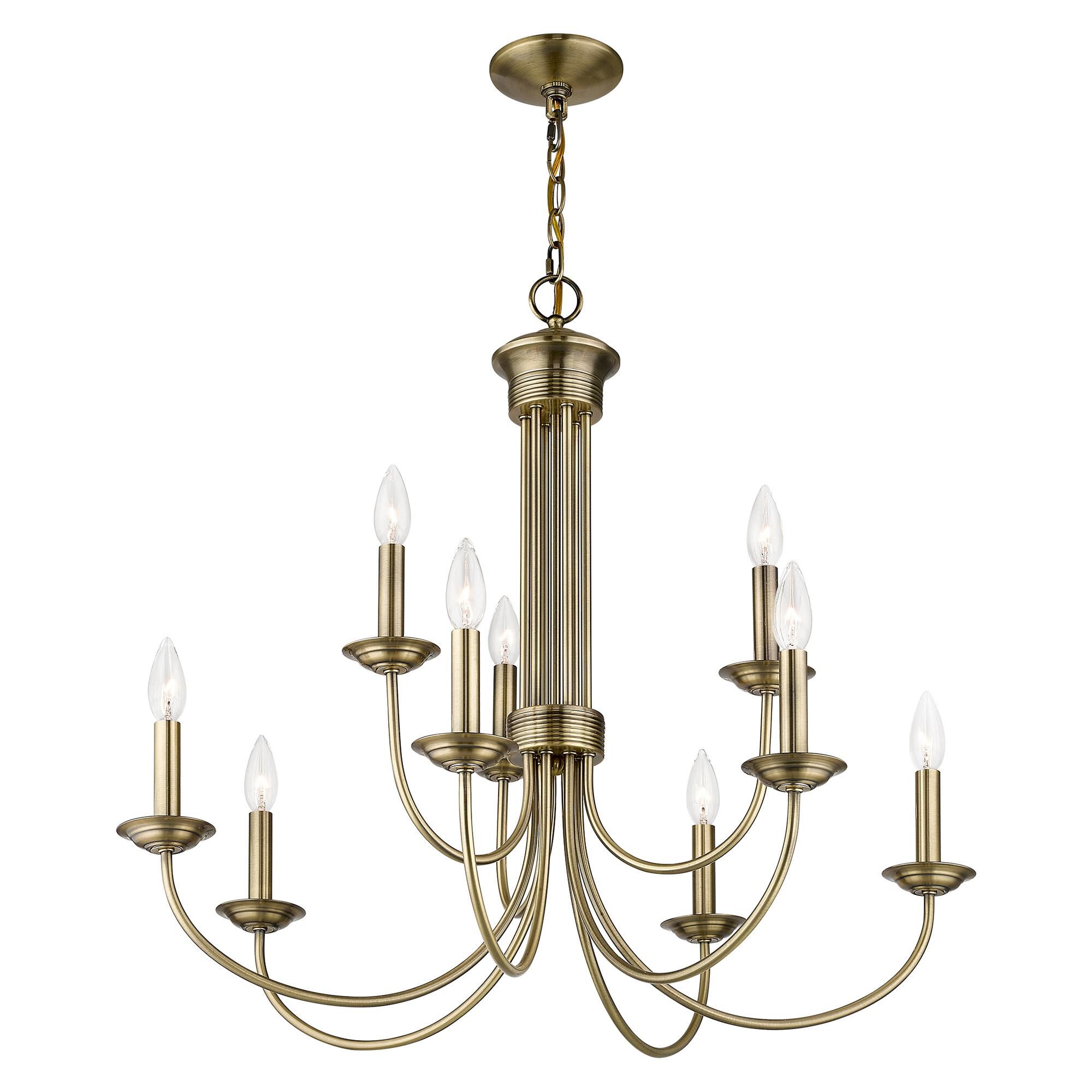 Shown in Antique Brass finish