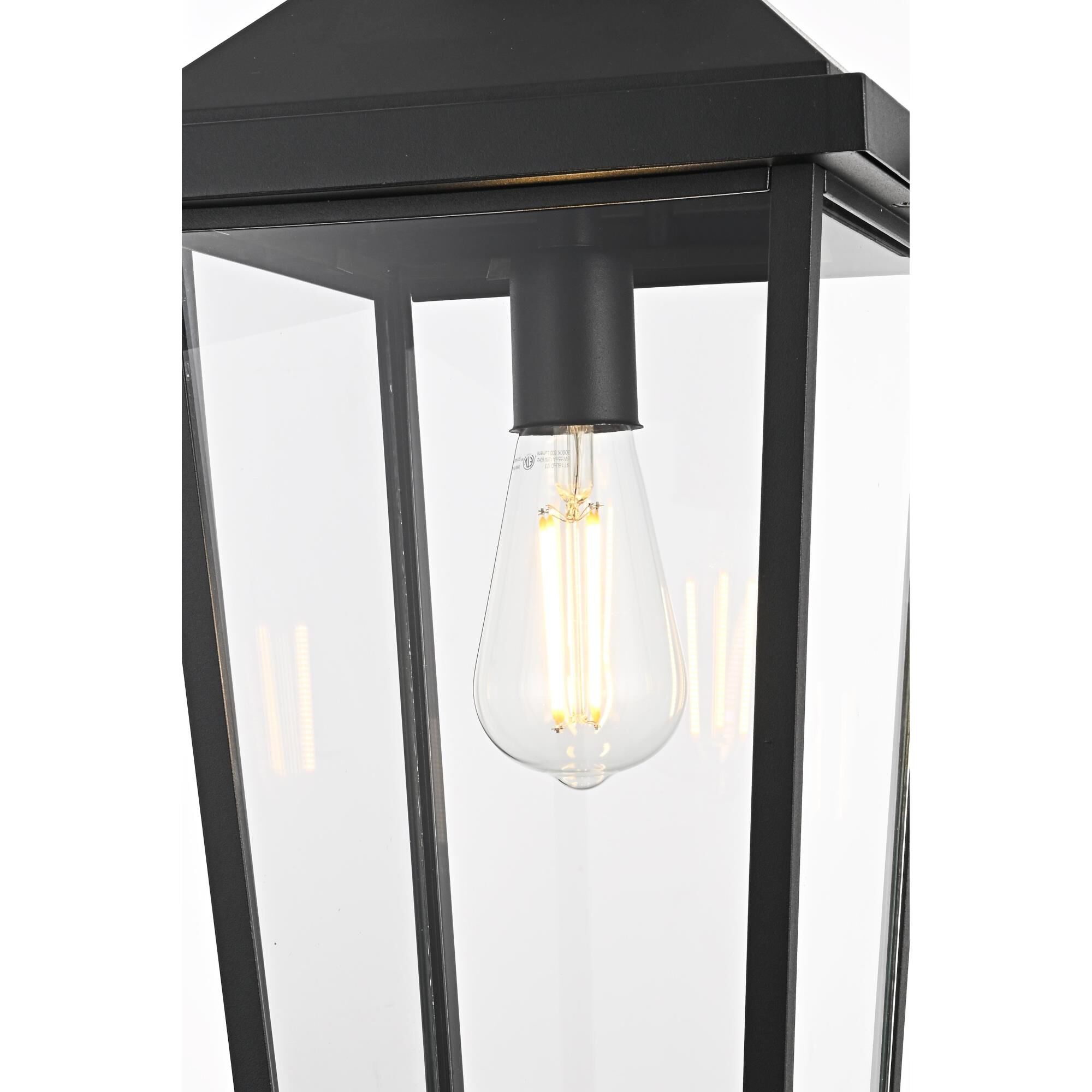 Luz 21 Inch Outdoor Hanging Lantern by Elegant Lighting