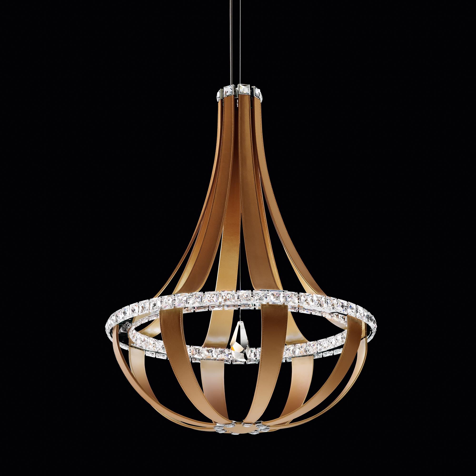Crystal Empire 27 Inch Chandelier by Schonbek