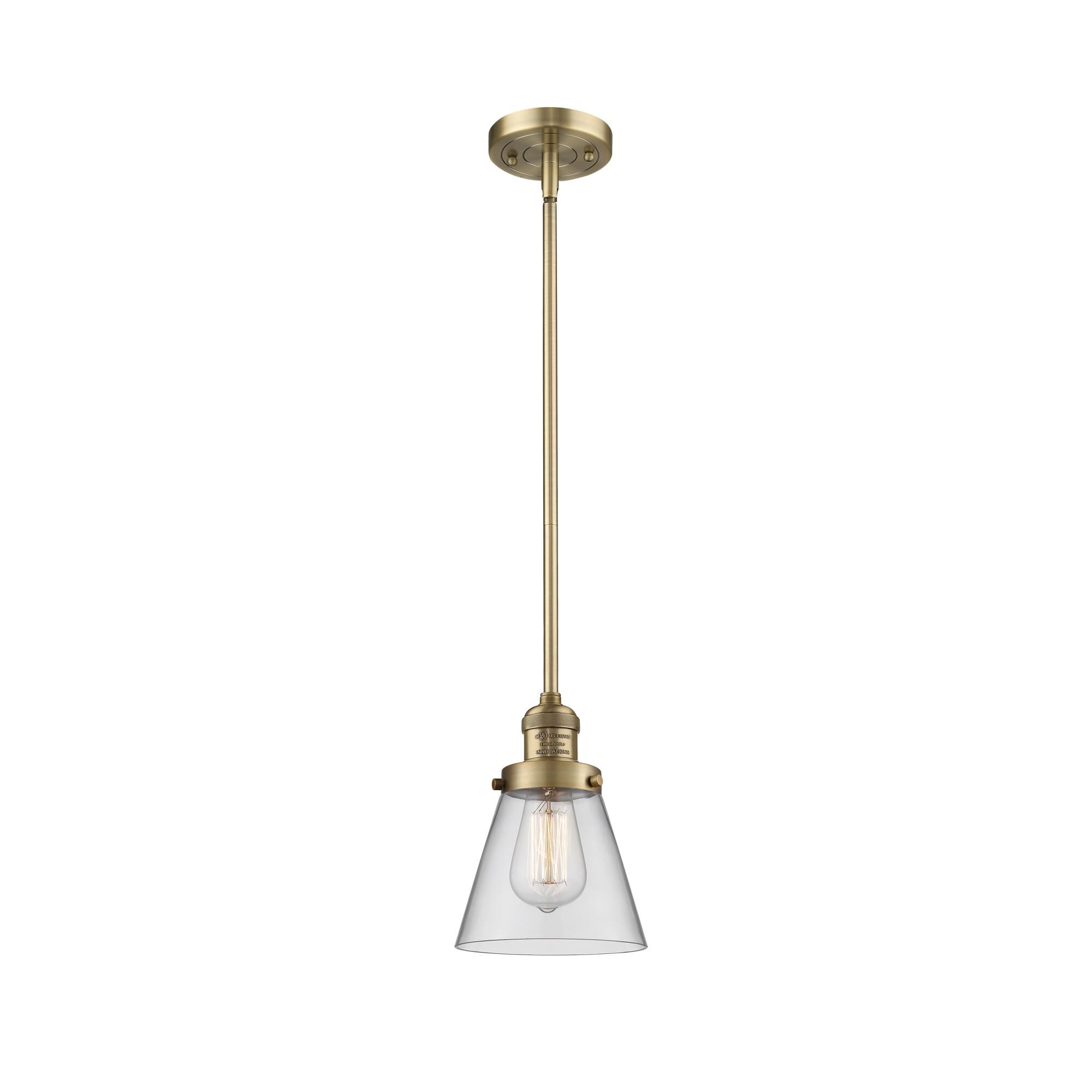Bruno Marashlian Small Cone 6 Inch Mini Pendant by Innovations Lighting