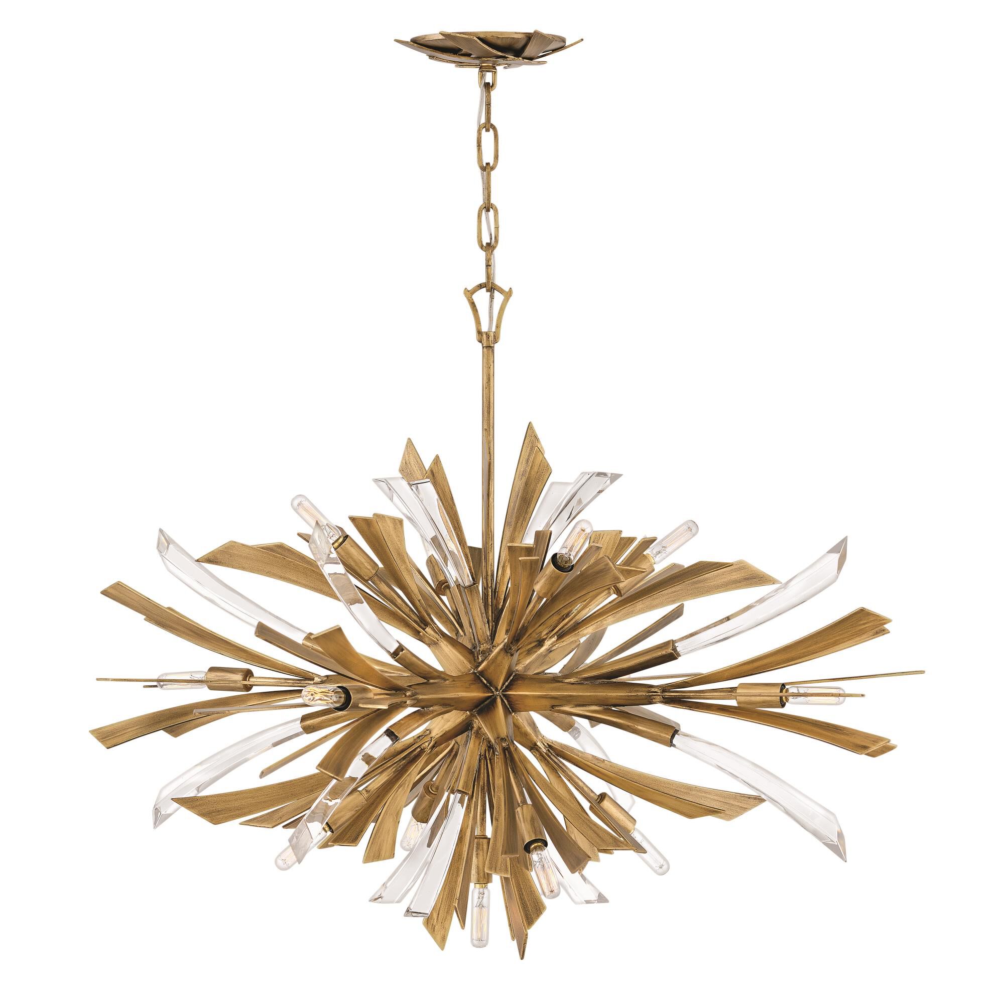Vida 36 Inch 13 Light Chandelier by Fredrick Ramond