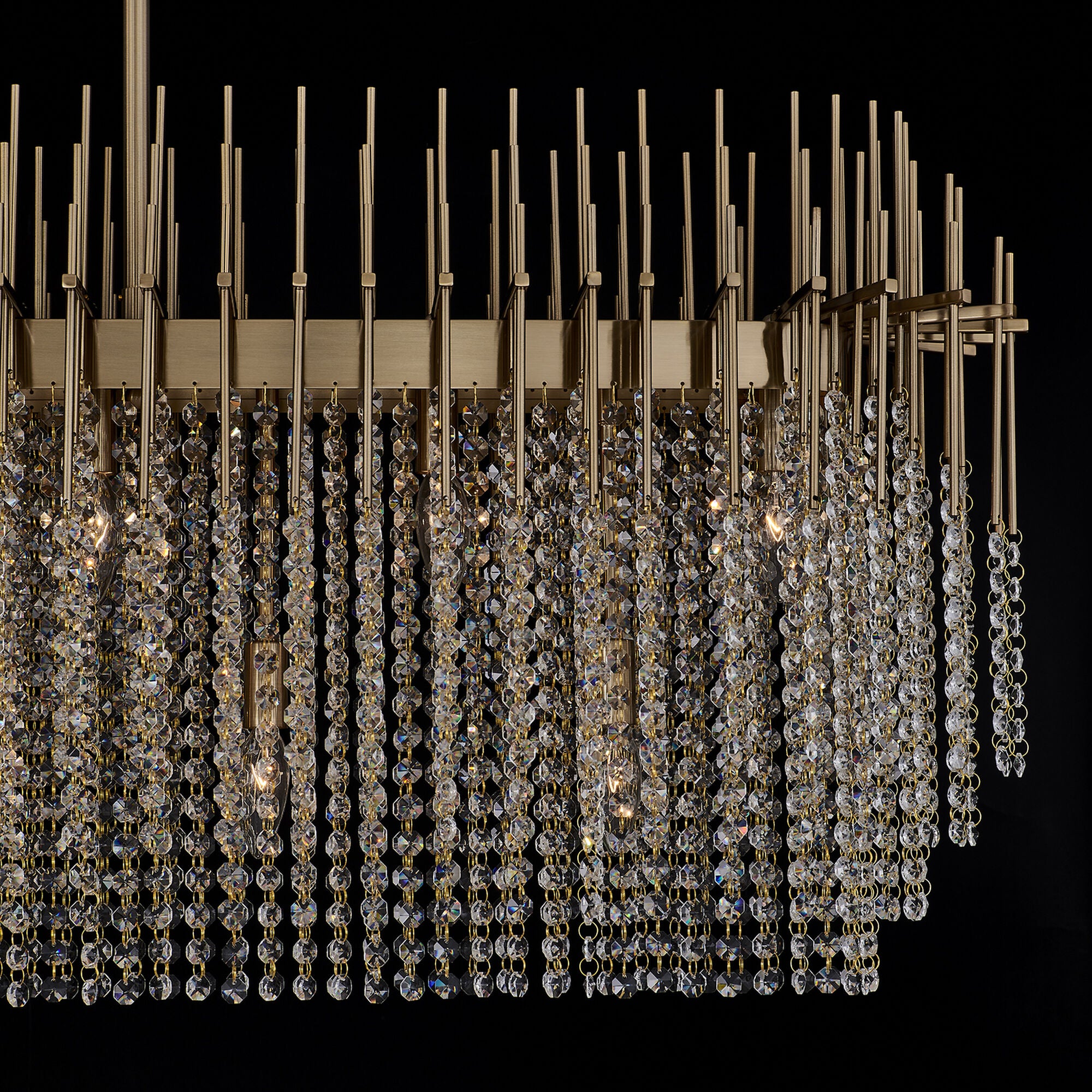 Estrella Large Linear Chandelier,