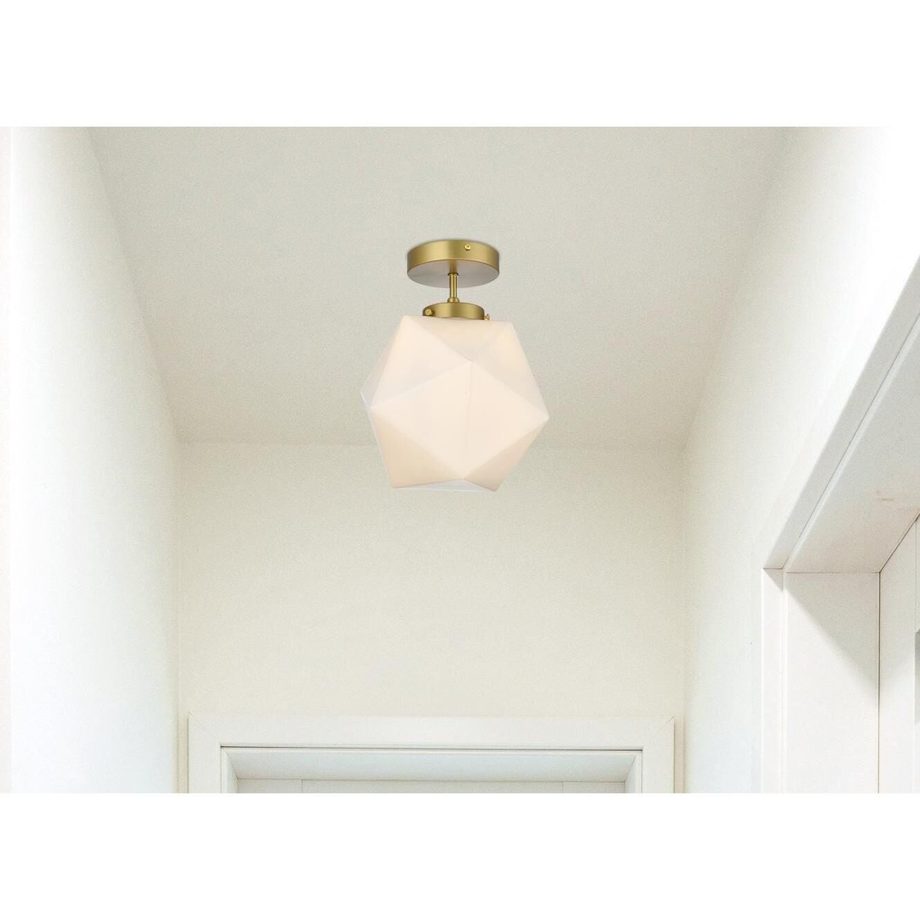 Lawrence 10 Inch Flush Mount by Elegant Lighting