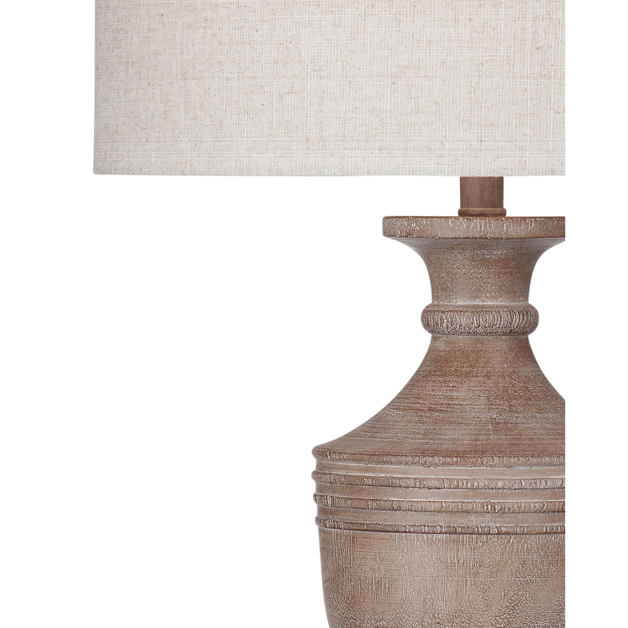 Shown in Brown finish and Brown shade