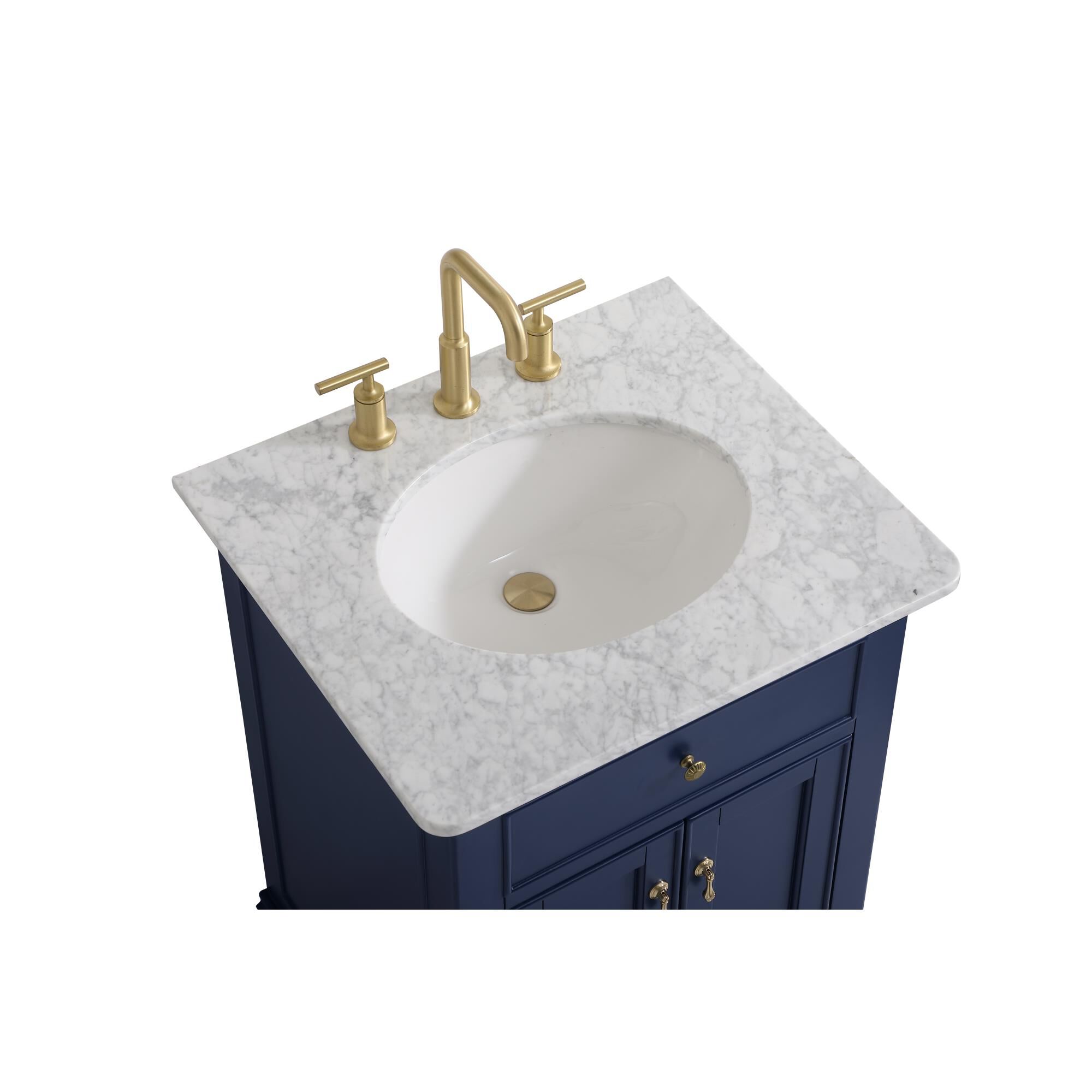 Shown in Blue finish