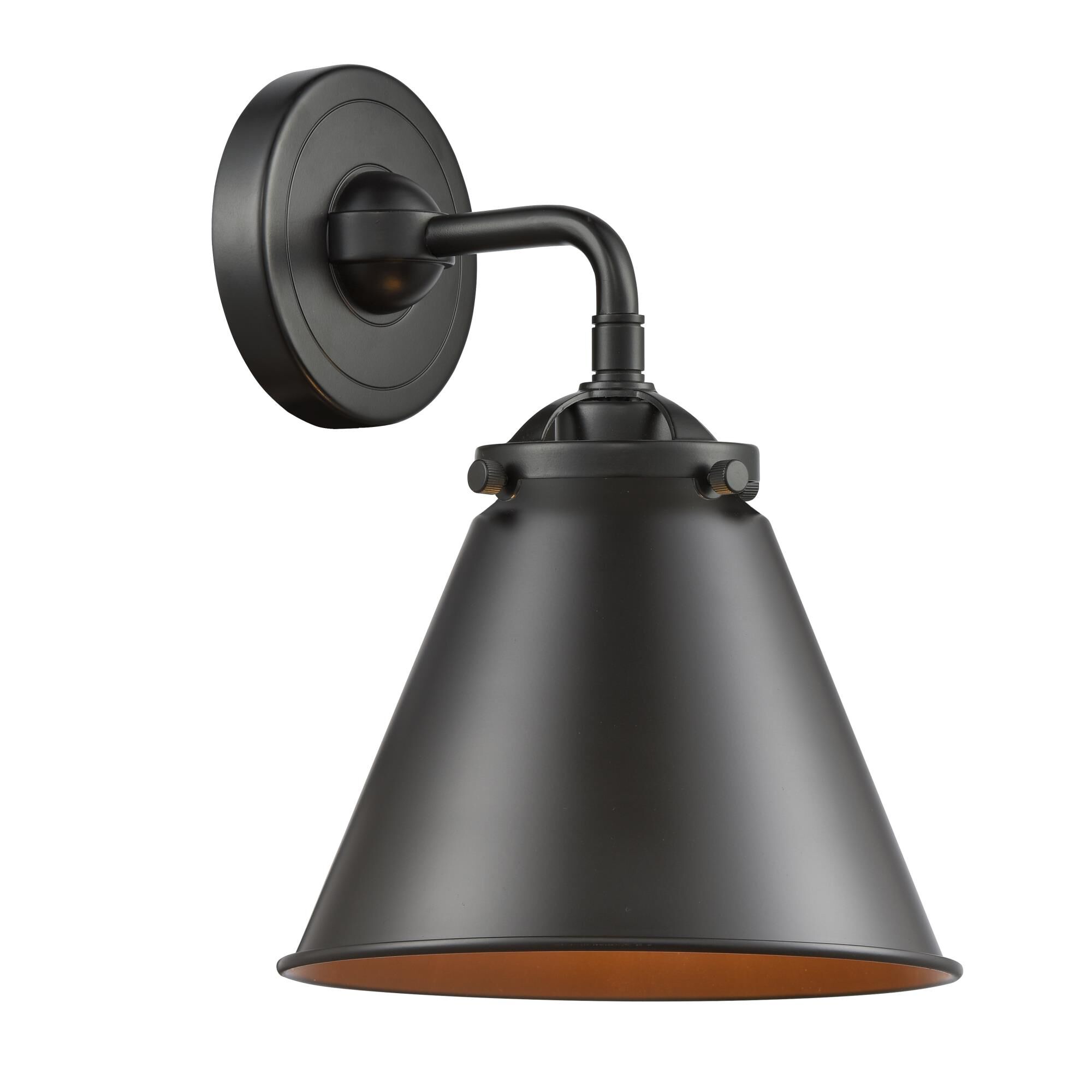 Shown in Oil Rubbed Bronze finish and Metal - Oil Rubbed Bronze shade